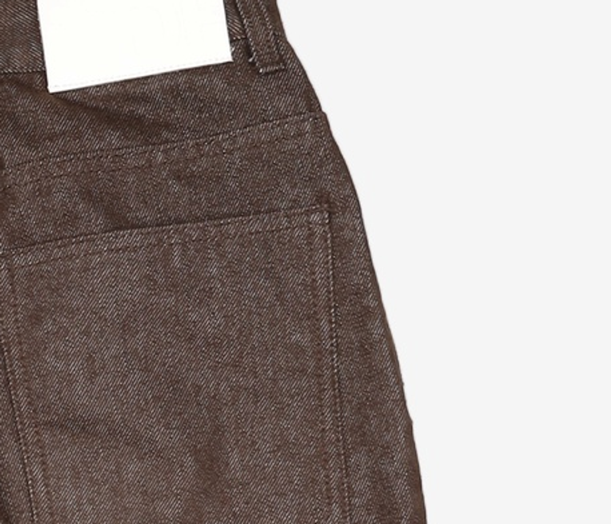 데케트(DECET) Deep Pleats Wide Jeans DCPT030CPBrown 26