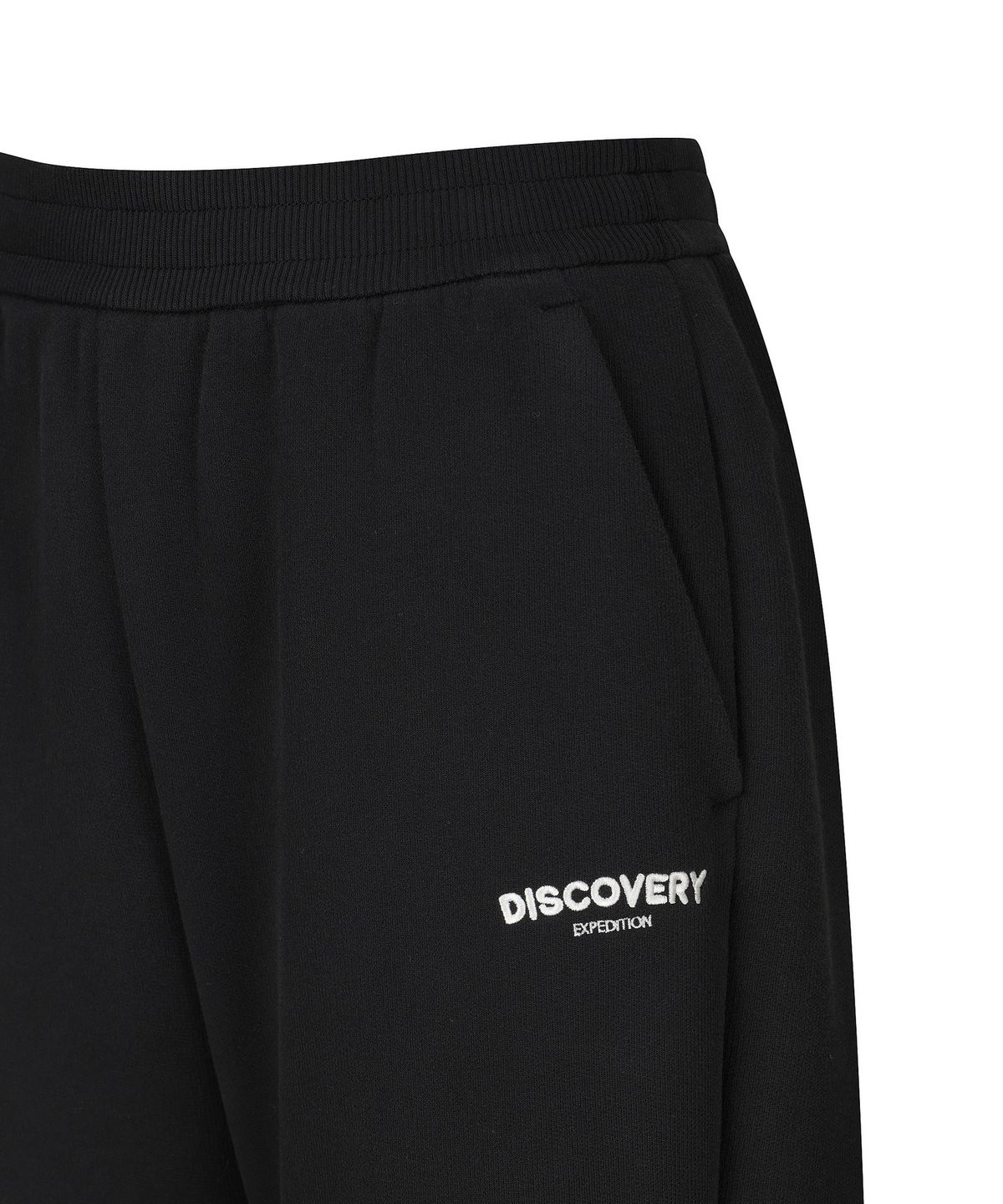 디스커버리 익스페디션(DISCOVERY EXPEDITION) 여성 에어로웜 기모 니트 트레이닝 테이퍼드 조거 팬츠 (BLACK)