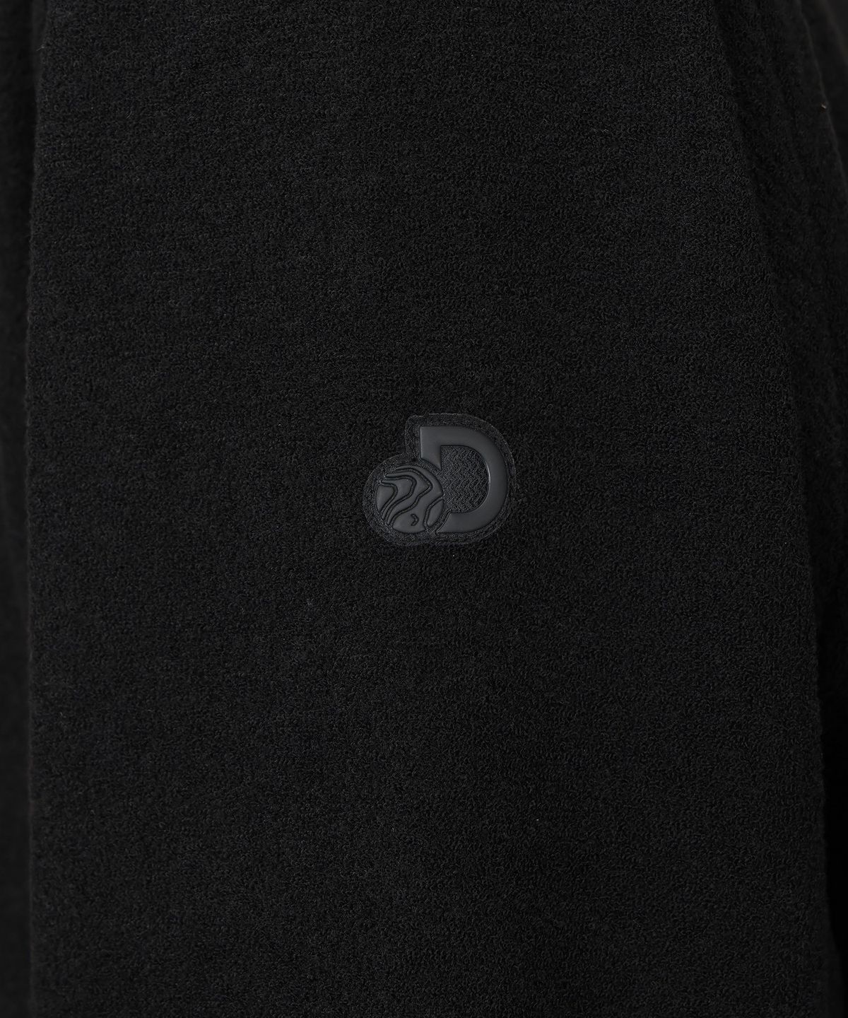 디스커버리 익스페디션(DISCOVERY EXPEDITION) 남성 테리 플리스 후드 집업 (BLACK)