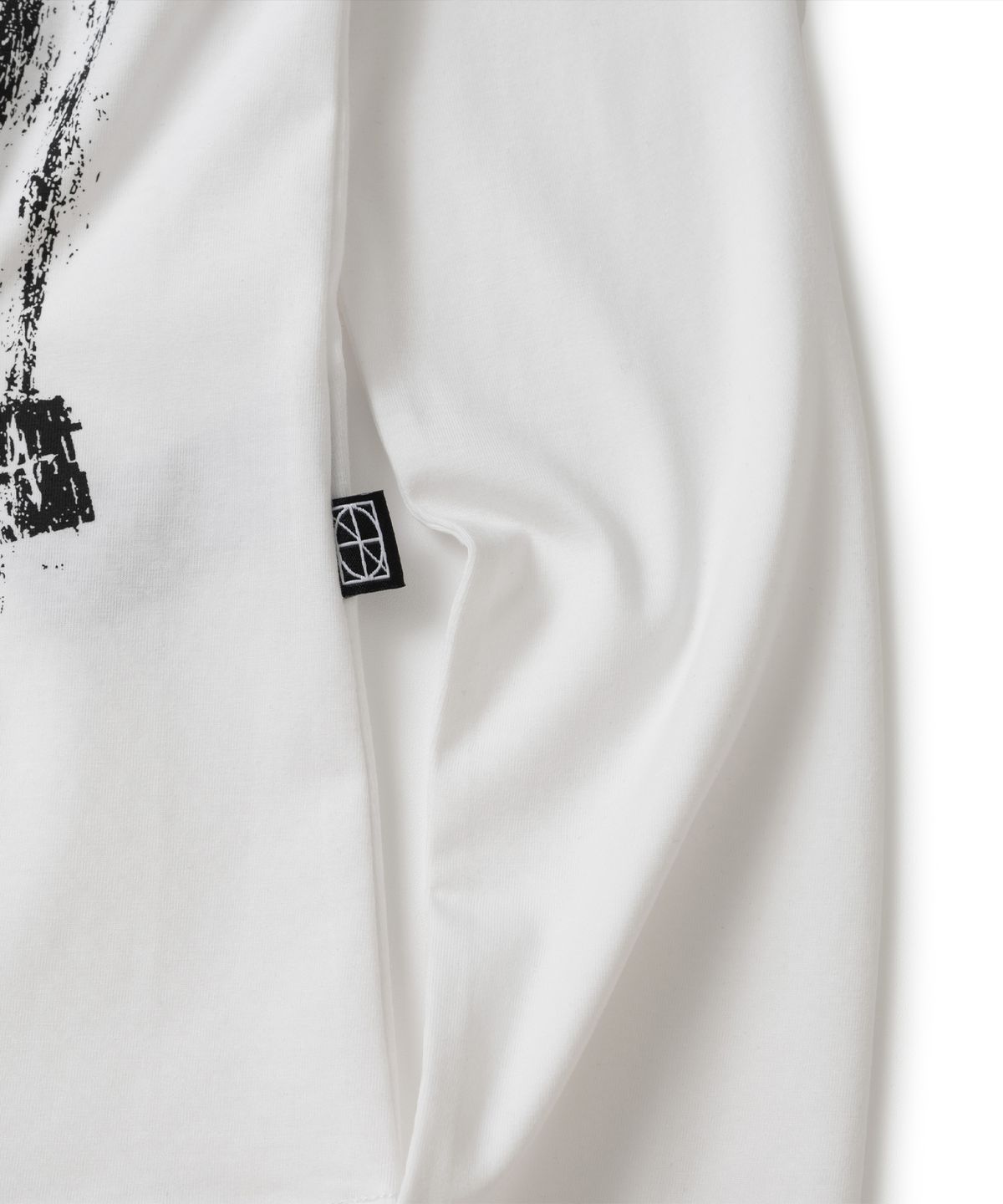 낫포너드(NOT4NERD) W Unknown Records Slit V-Neck Long Sleeve - White