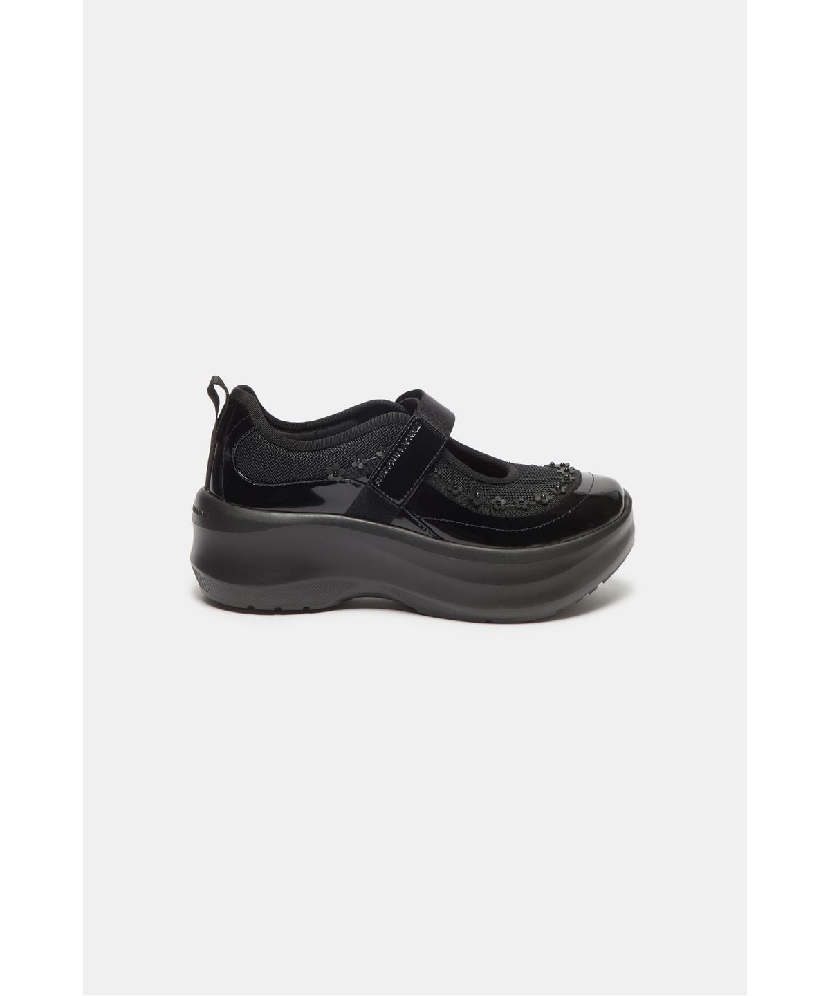 슈콤마보니(SUECOMMA BONNIE) Floral maryjane sneakers(black)_DG4DA26507BLK