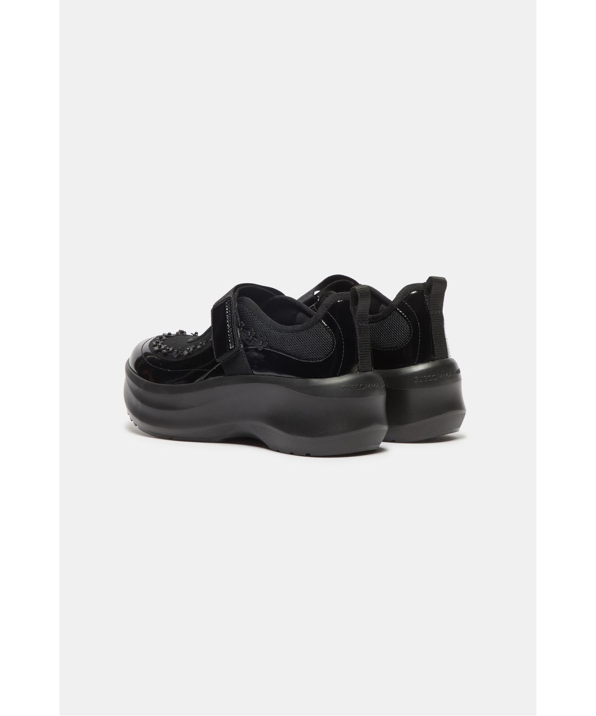 슈콤마보니(SUECOMMA BONNIE) Floral maryjane sneakers(black)_DG4DA26507BLK