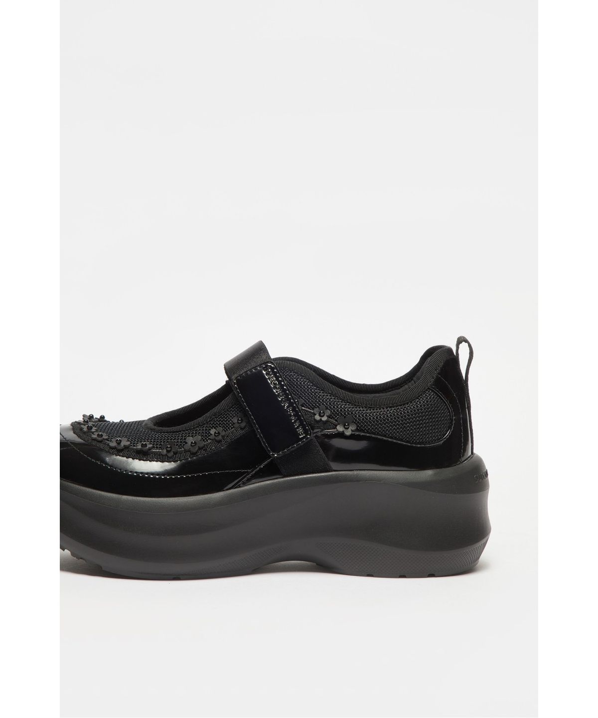슈콤마보니(SUECOMMA BONNIE) Floral maryjane sneakers(black)_DG4DA26507BLK
