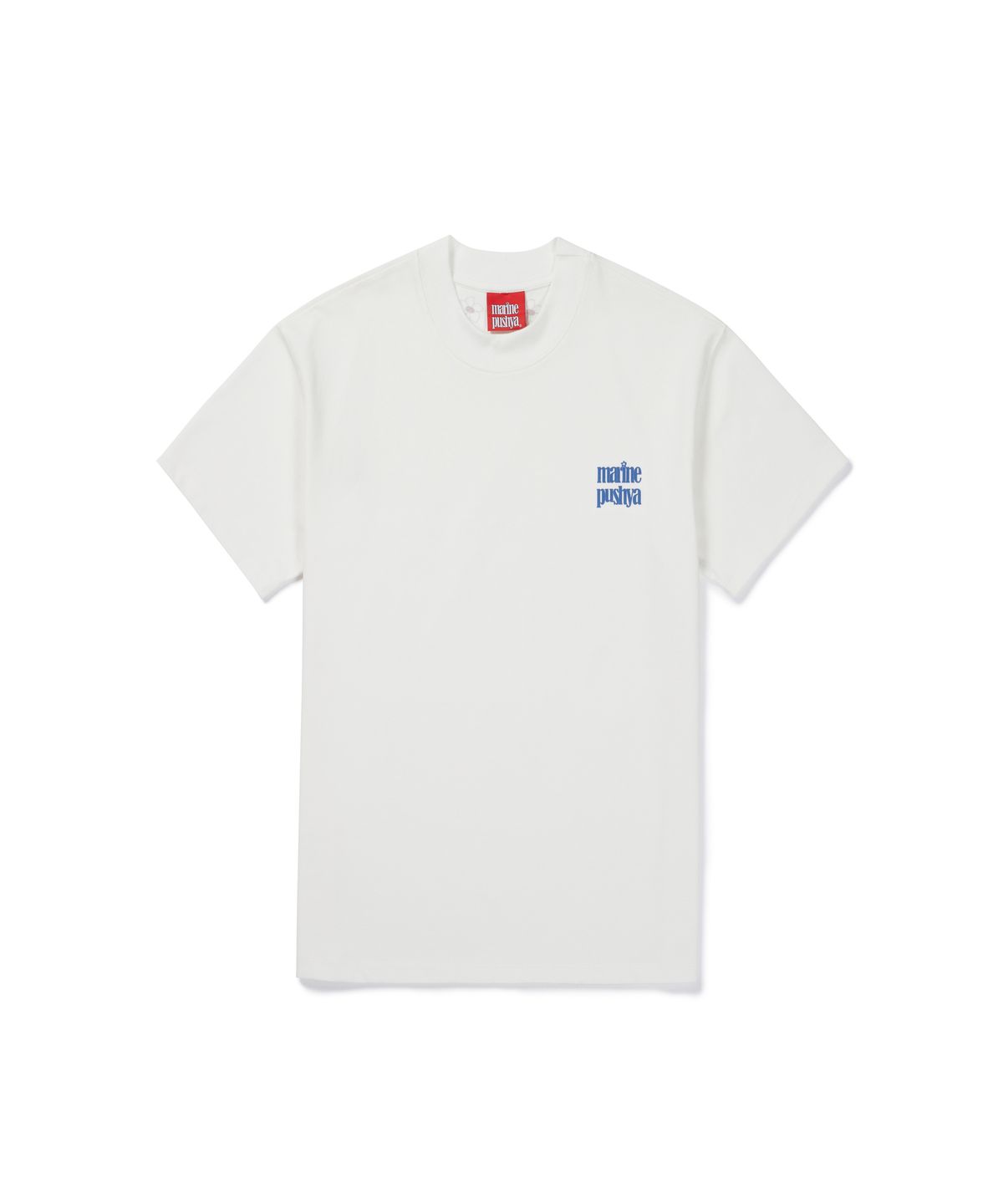 마린푸샤(MARINE PUSHYA) 3-Flower Signature Logo Tee / WH
