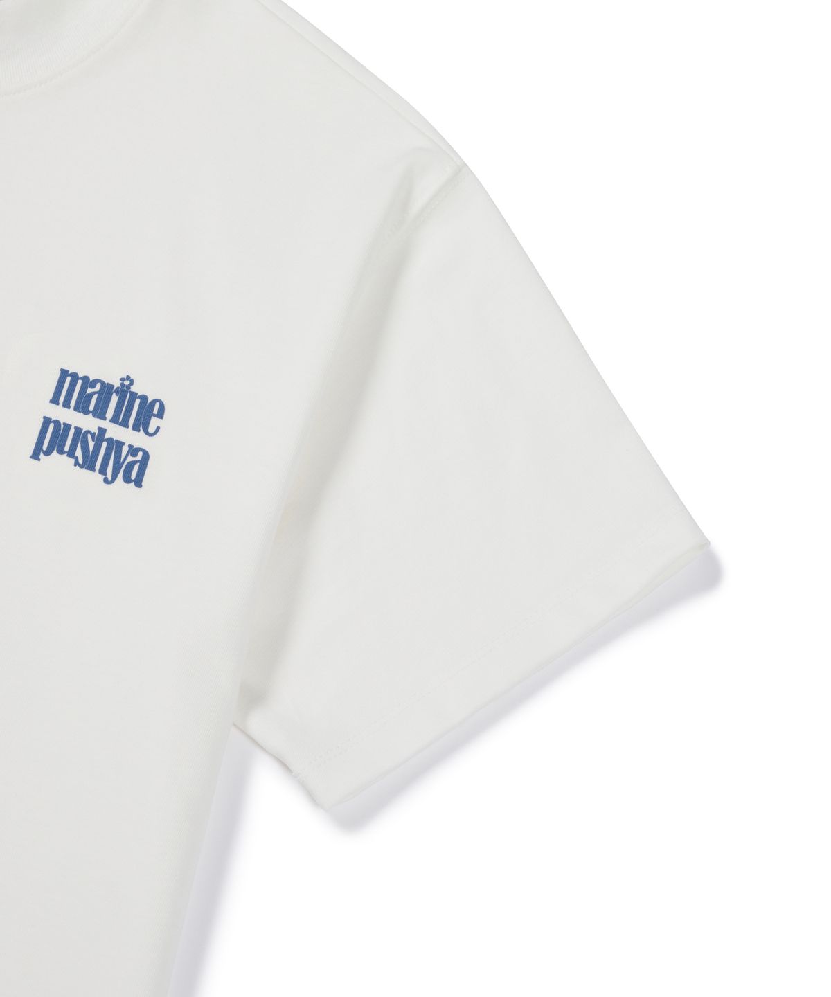 마린푸샤(MARINE PUSHYA) 3-Flower Signature Logo Tee / WH