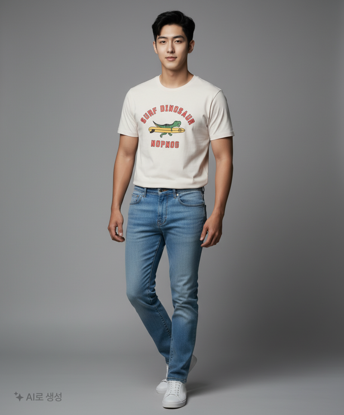 놉녹(NOPNOG) 공룡 서퍼 반팔 티셔츠 (3color) XL
