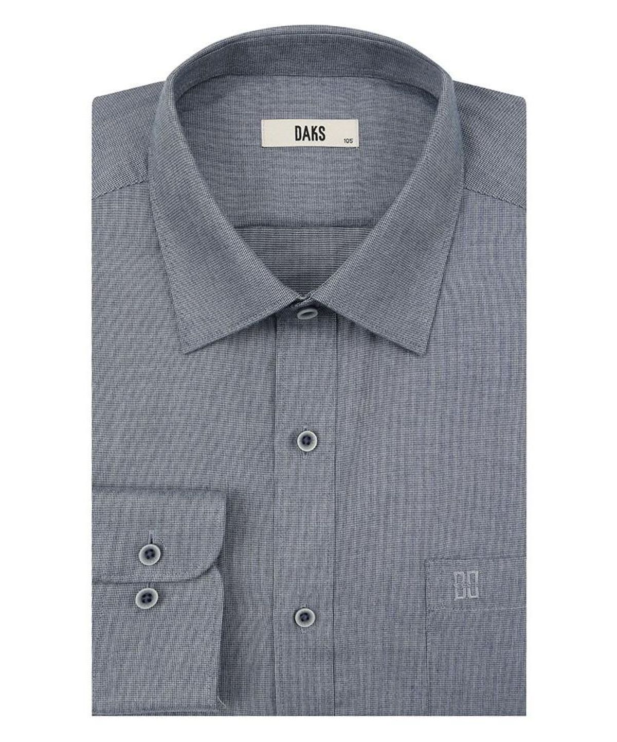 닥스셔츠(DAKS SHIRTS) 노케어 레이온혼방 솔리드 셔츠 레귤러핏 블루_DMA3SHDL121B1