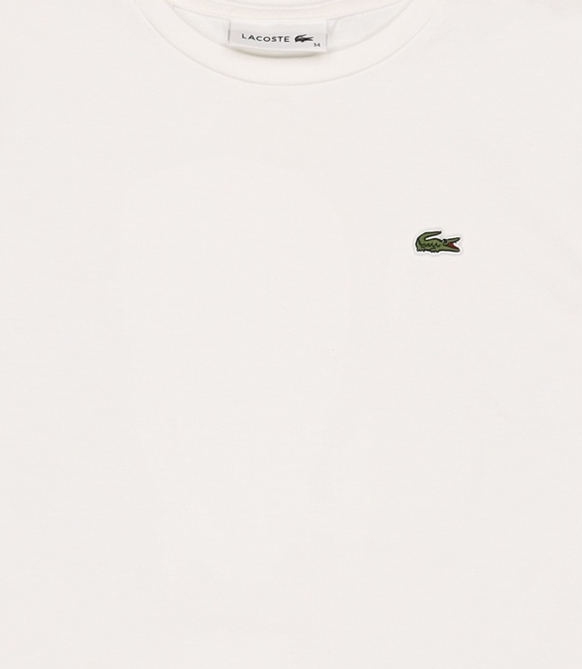라코스테(LACOSTE) 여성 베이직 크루넥 반팔 티셔츠 TF544E-53G 001 34
