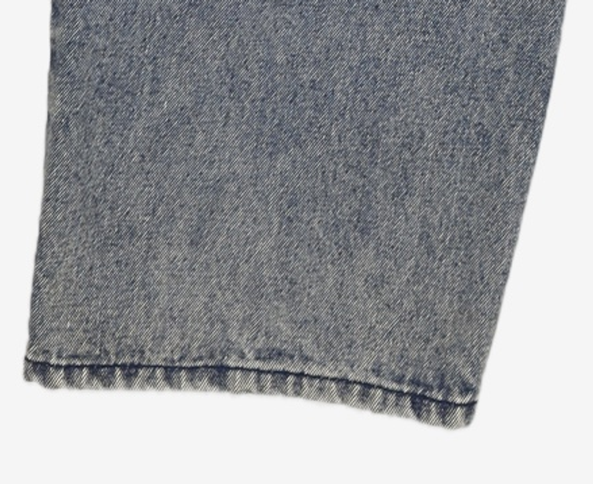 데케트(DECET) Deep Pleats Wide Jeans DCPT030Blue 26
