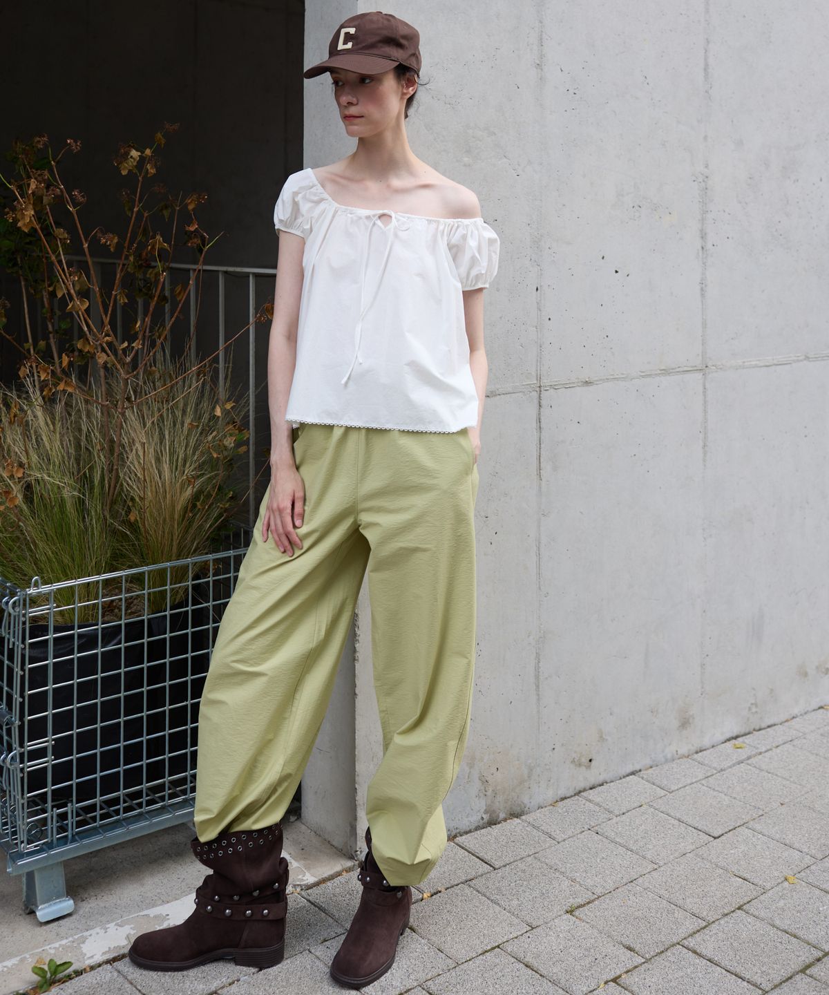 누베르(NUVERE) Sway Blouse White