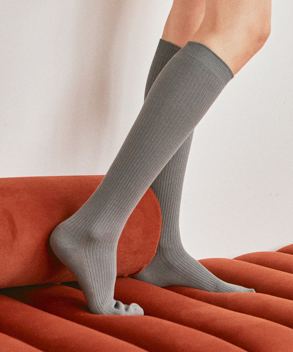 삭스타즈(SOCKSTAZ) STB024 스탠다드 코튼 립 니삭스 (6 Colors)