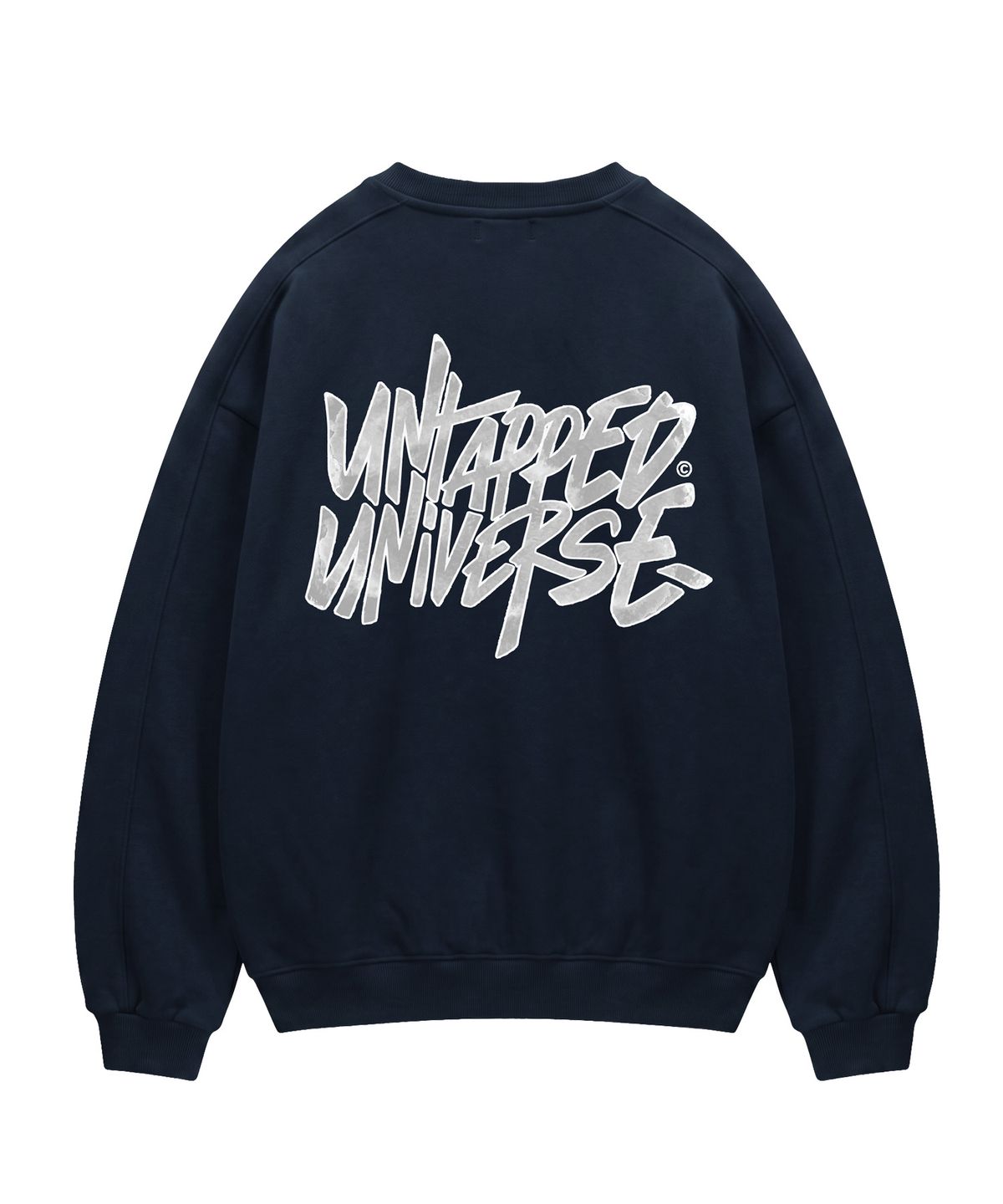 언탭트 스튜디오(UNTAPPED STUDIO) 340G Water Paint 에센셜 사이드 절개 오버핏 맨투맨 스웨트 티셔츠 3Color