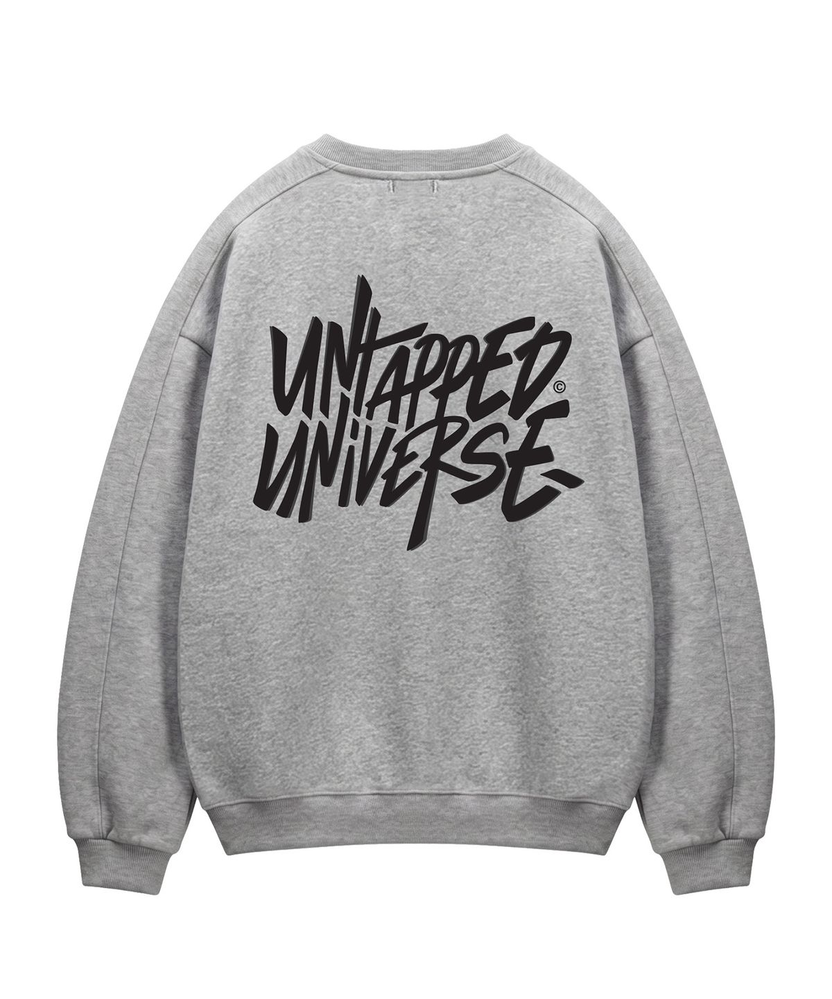 언탭트 스튜디오(UNTAPPED STUDIO) 340G 시그니처 오버랩 에센셜 사이드 절개 오버핏 맨투맨 스웨트 티셔츠 9Color