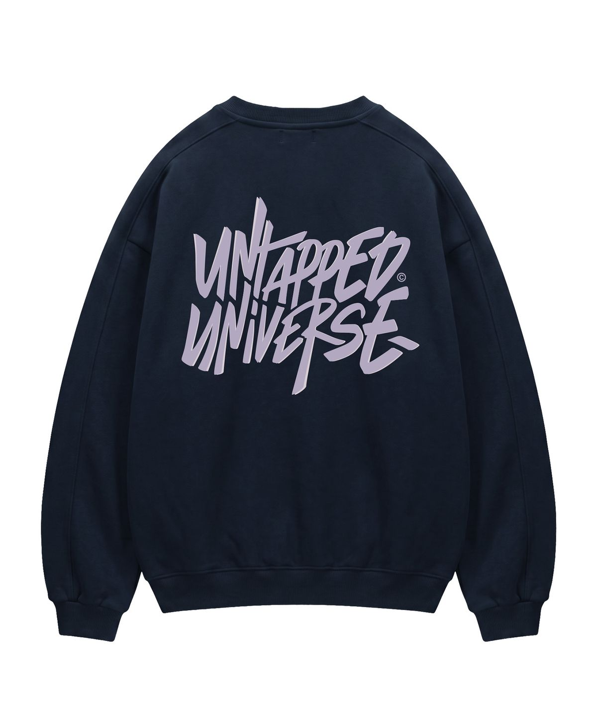 언탭트 스튜디오(UNTAPPED STUDIO) 340G 시그니처 오버랩 에센셜 사이드 절개 오버핏 맨투맨 스웨트 티셔츠 9Color