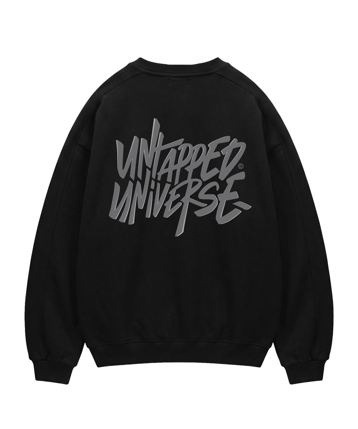 언탭트 스튜디오(UNTAPPED STUDIO) 340G 시그니처 오버랩 에센셜 사이드 절개 오버핏 맨투맨 스웨트 티셔츠 9Color