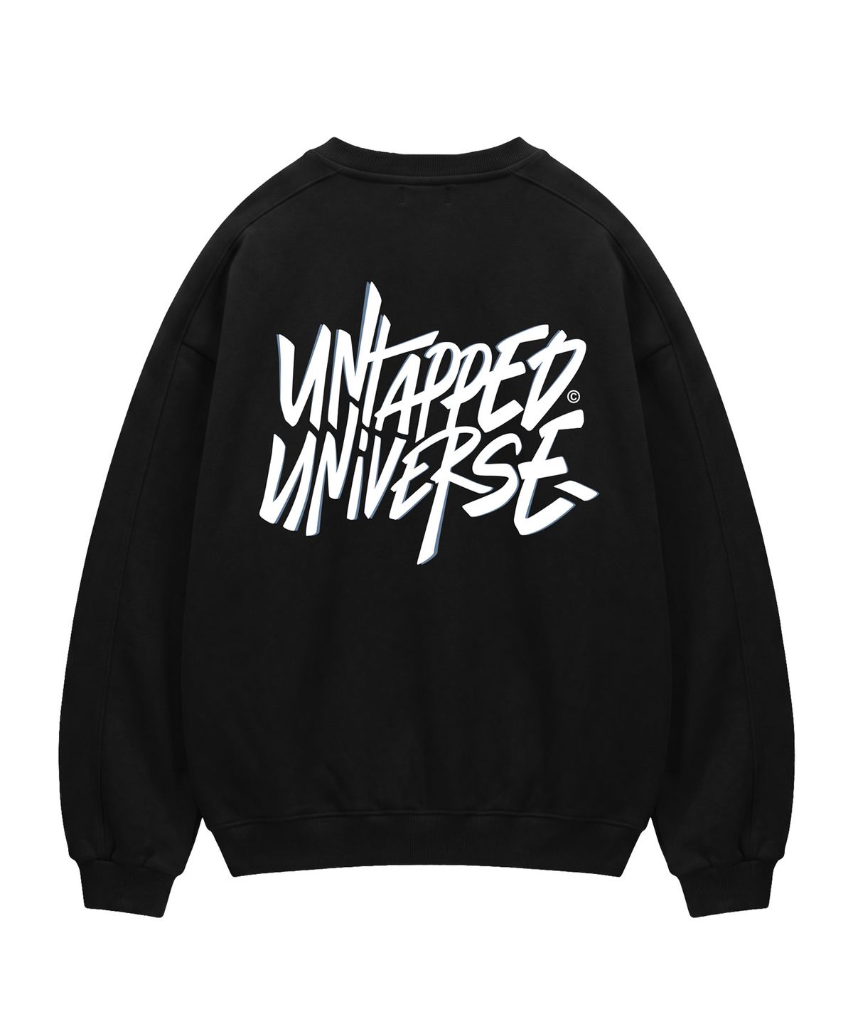 언탭트 스튜디오(UNTAPPED STUDIO) 340G 시그니처 오버랩 에센셜 사이드 절개 오버핏 맨투맨 스웨트 티셔츠 9Color