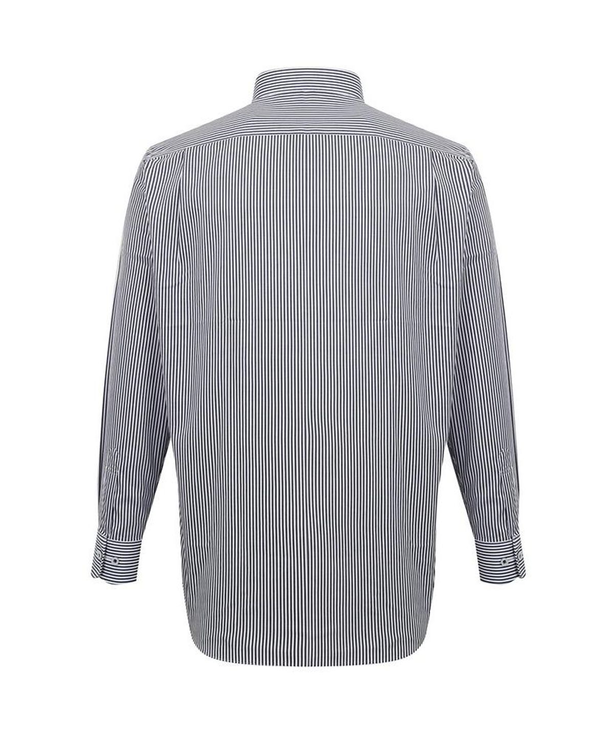 닥스셔츠(DAKS SHIRTS) 이지케어 면혼방 스트라이프 셔츠 레귤러핏 네이비_DMA3SHDL120N1