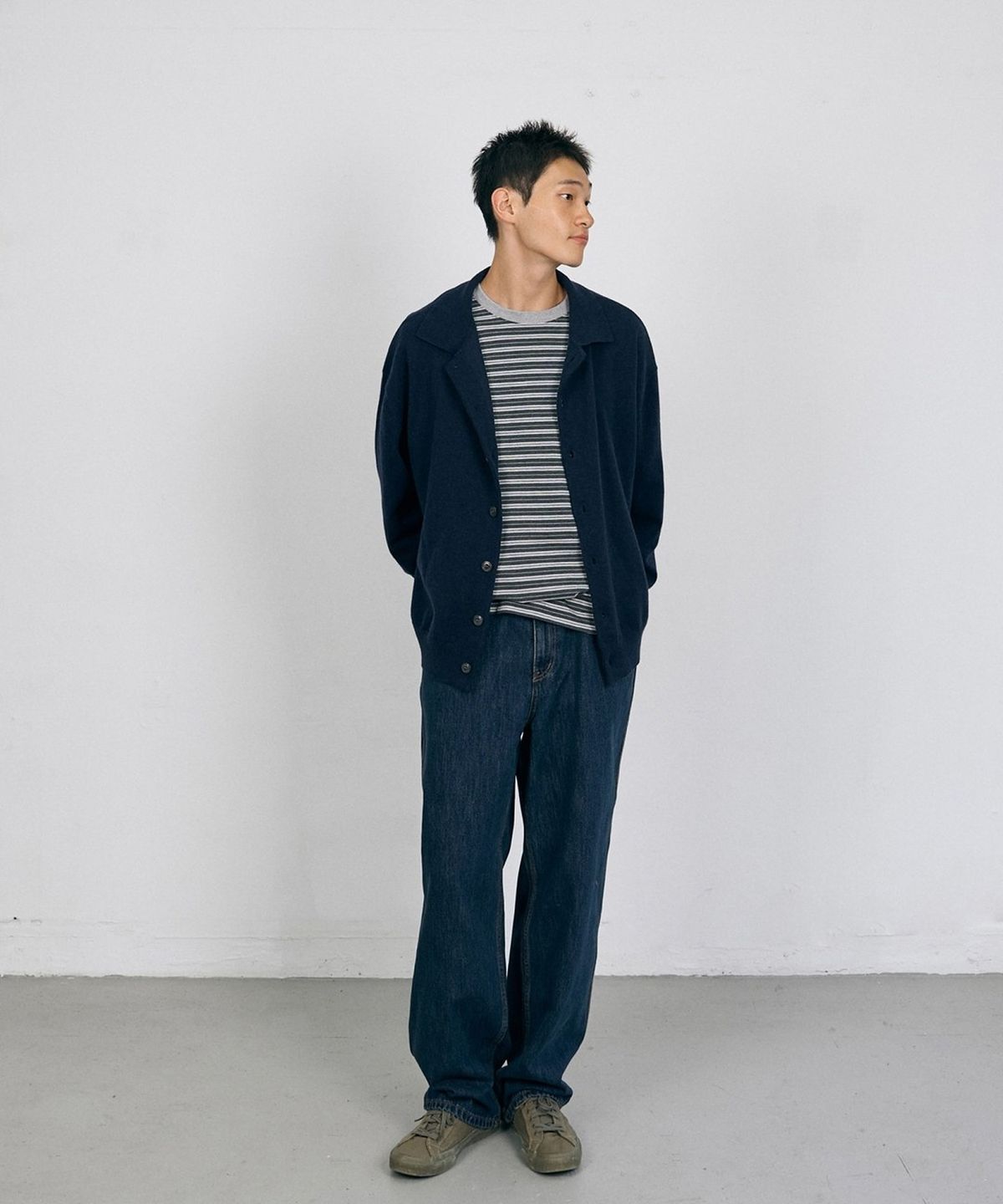 해브해드(HAVEHAD) 원 워시드 데님 팬츠 (데님 블루)