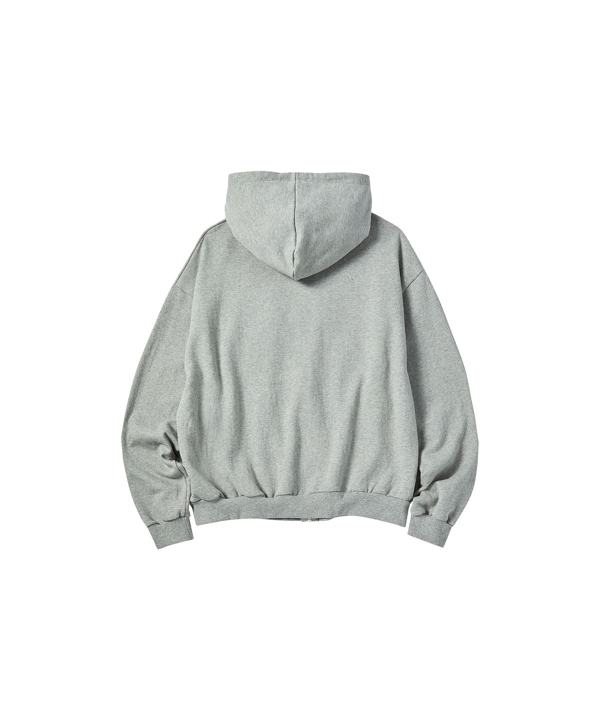 꼬모니노즈(COMONINOZ) W MELLOW RIBBON HOOD ZIP-UP [GRAY]