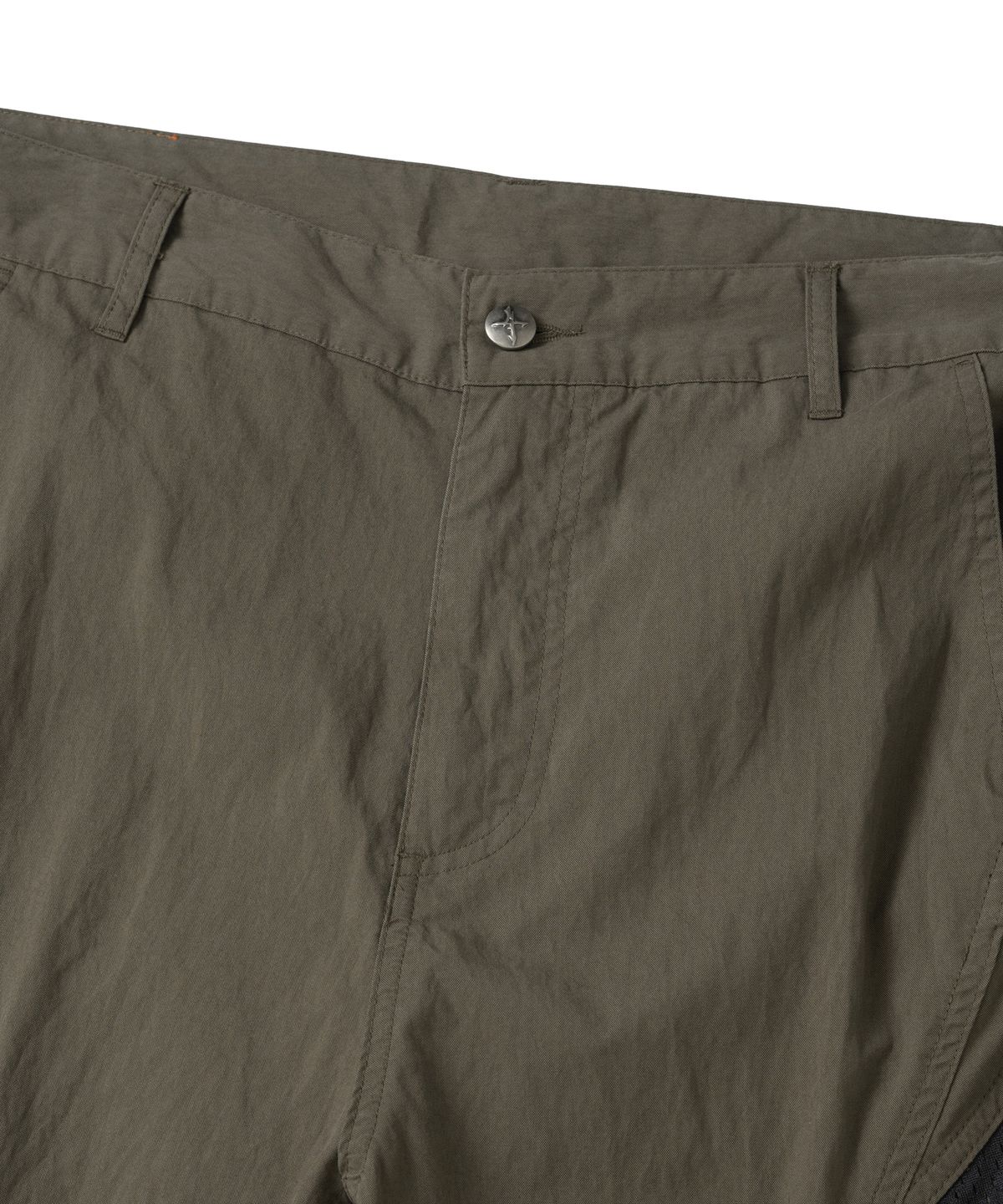 낫포너드(NOT4NERD) Mesh Panel Stairs Cargo Pants - Khaki