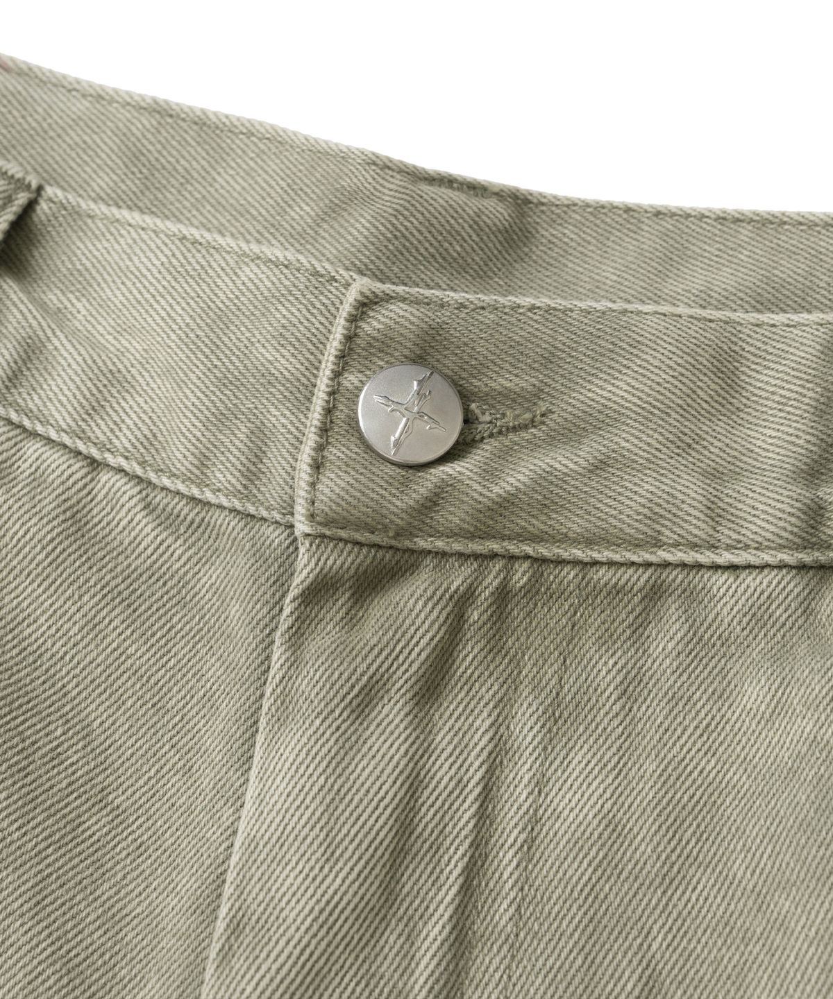 낫포너드(NOT4NERD) Panel Dart Washed Twill Cargo Pants - Beige