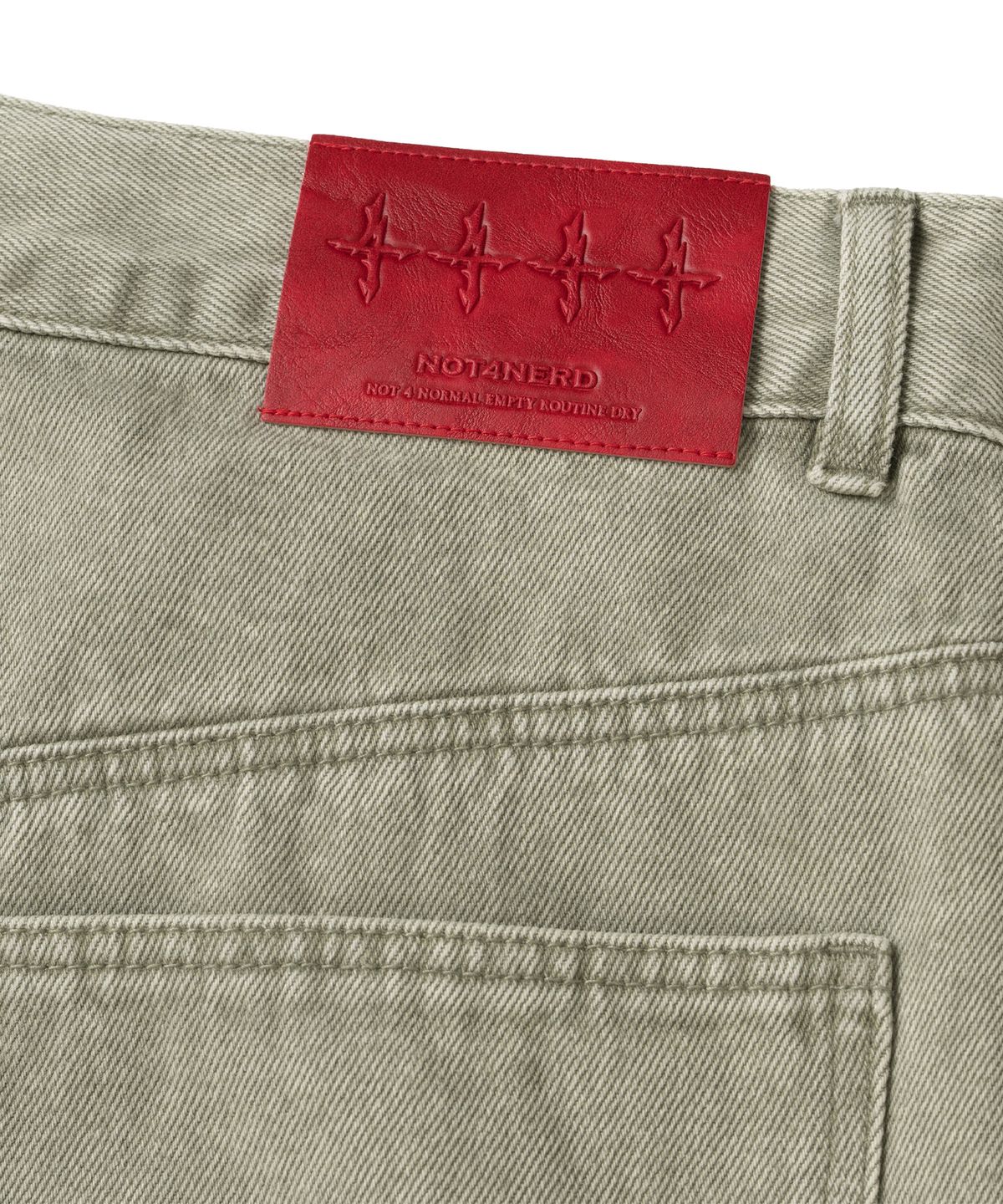 낫포너드(NOT4NERD) Panel Dart Washed Twill Cargo Pants - Beige