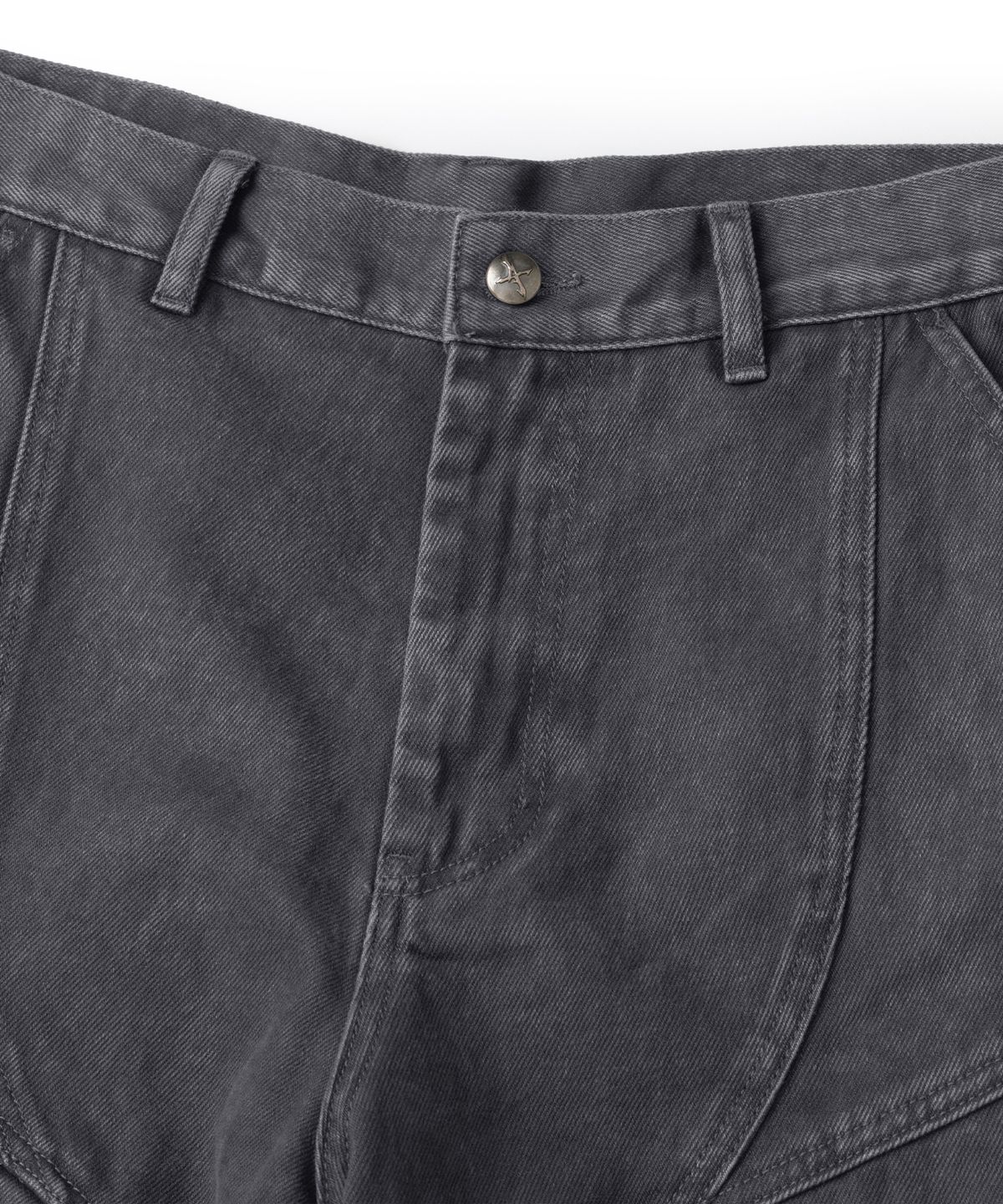 낫포너드(NOT4NERD) Panel Dart Washed Twill Cargo Pants - Charcoal