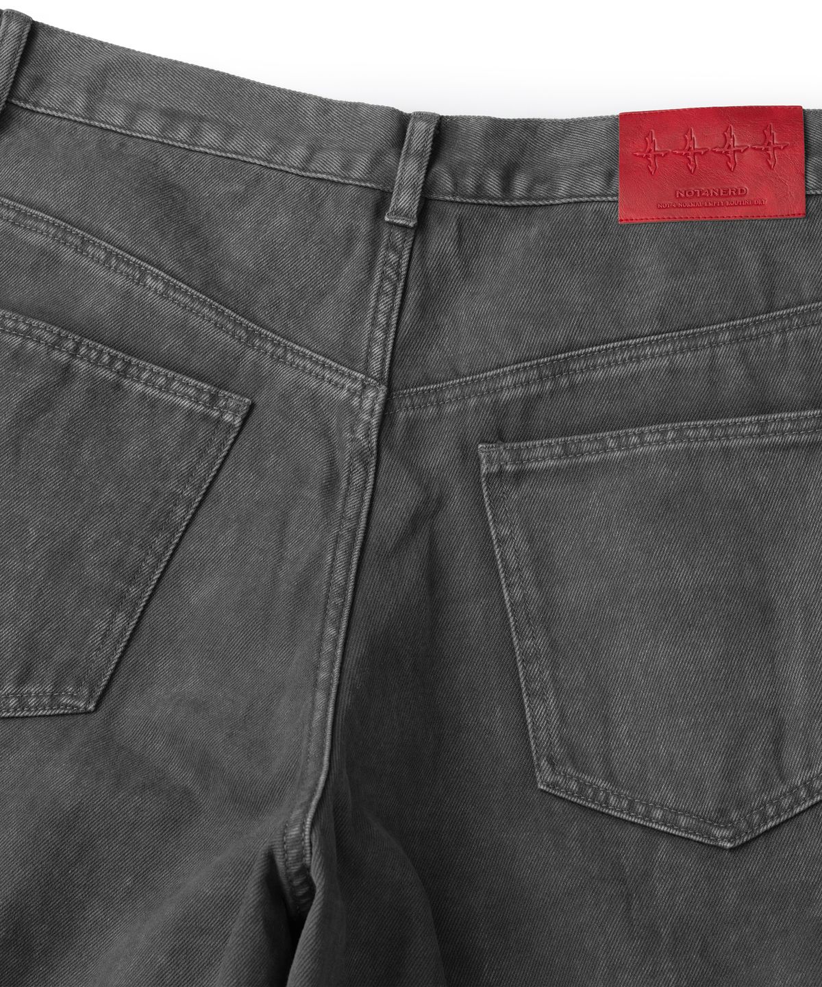 낫포너드(NOT4NERD) Panel Dart Washed Twill Cargo Pants - Charcoal