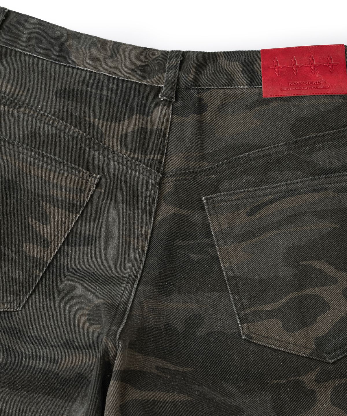 낫포너드(NOT4NERD) Panel Dart Washed Twill Cargo Pants - Black