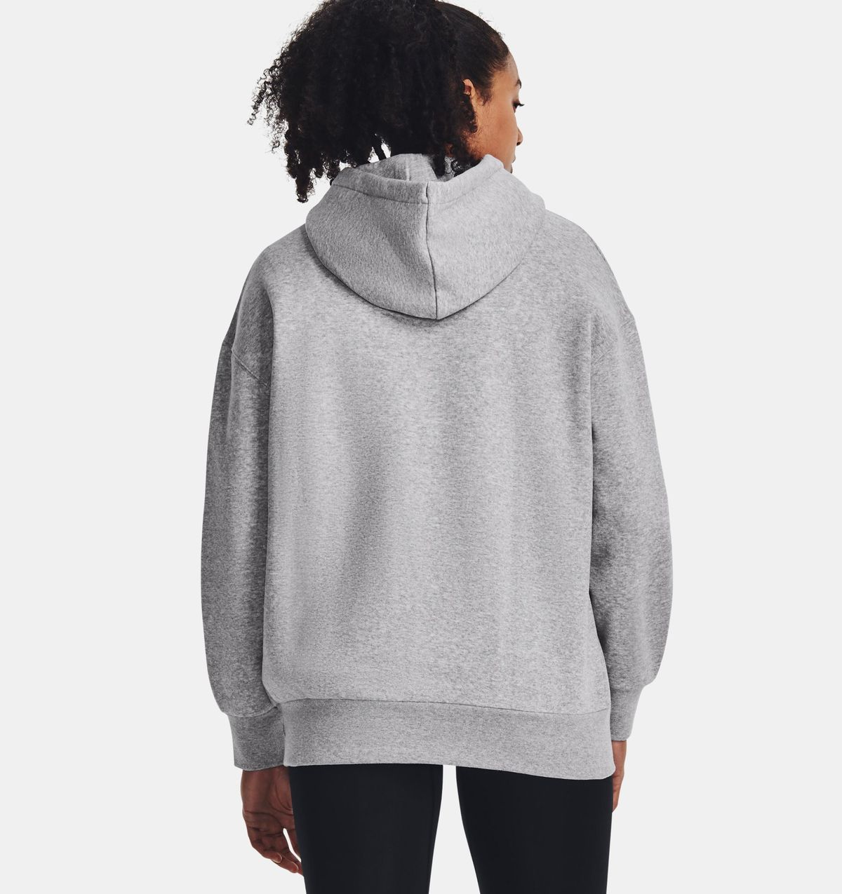 언더아머(UNDERARMOUR) 여성 UA 에센셜 플리스 오버사이즈 후디1379495-012