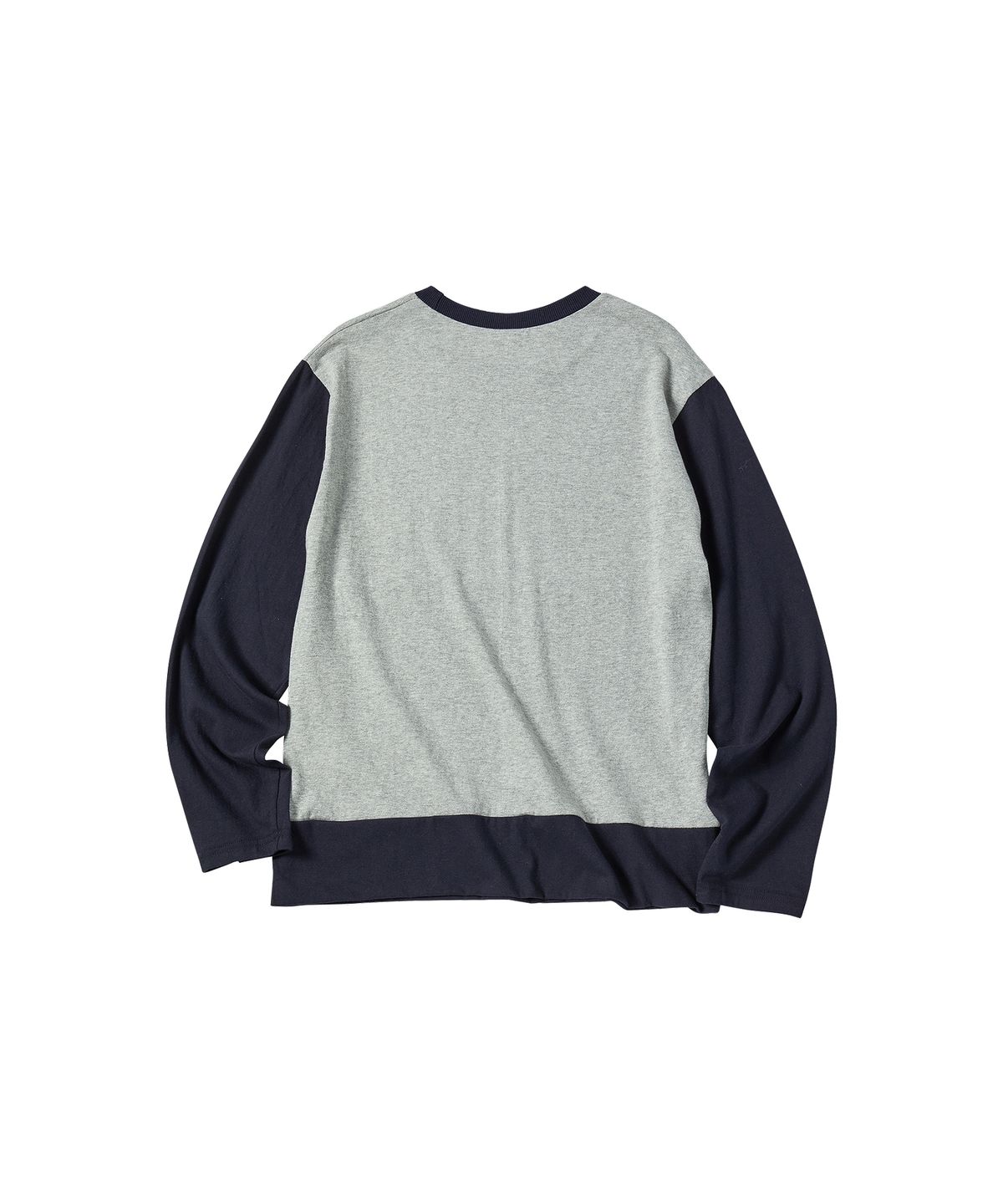 꼬모니노즈(COMONINOZ) W POCKET 3COLORS T-SHIRT [NAVY]