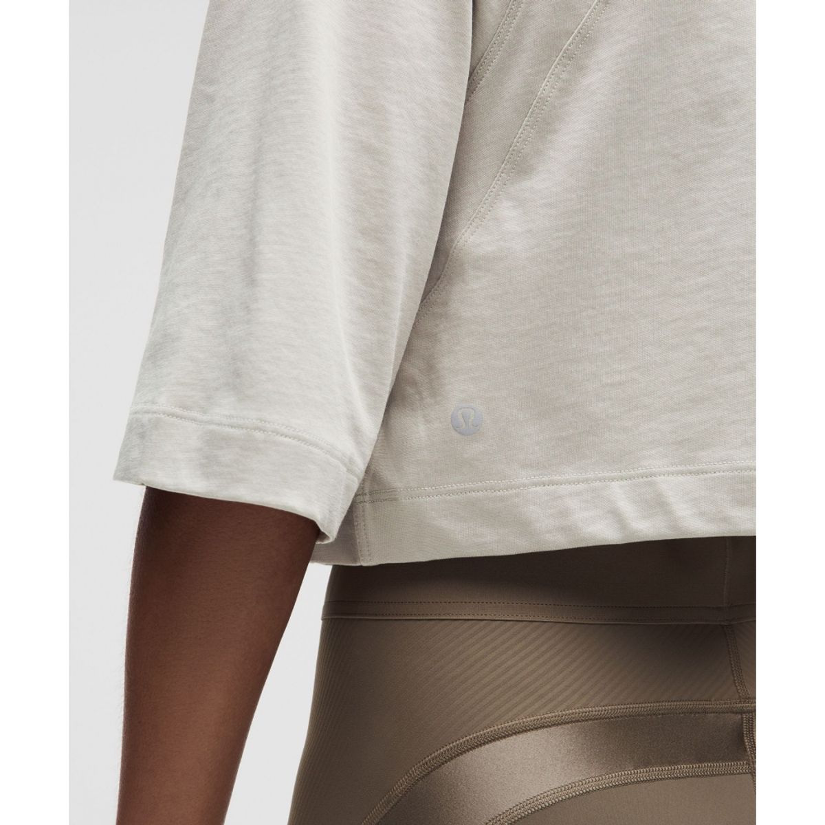 룰루레몬(LULULEMON) 코튼 블렌드 트레이닝 릴랙스 핏 티셔츠  GREH