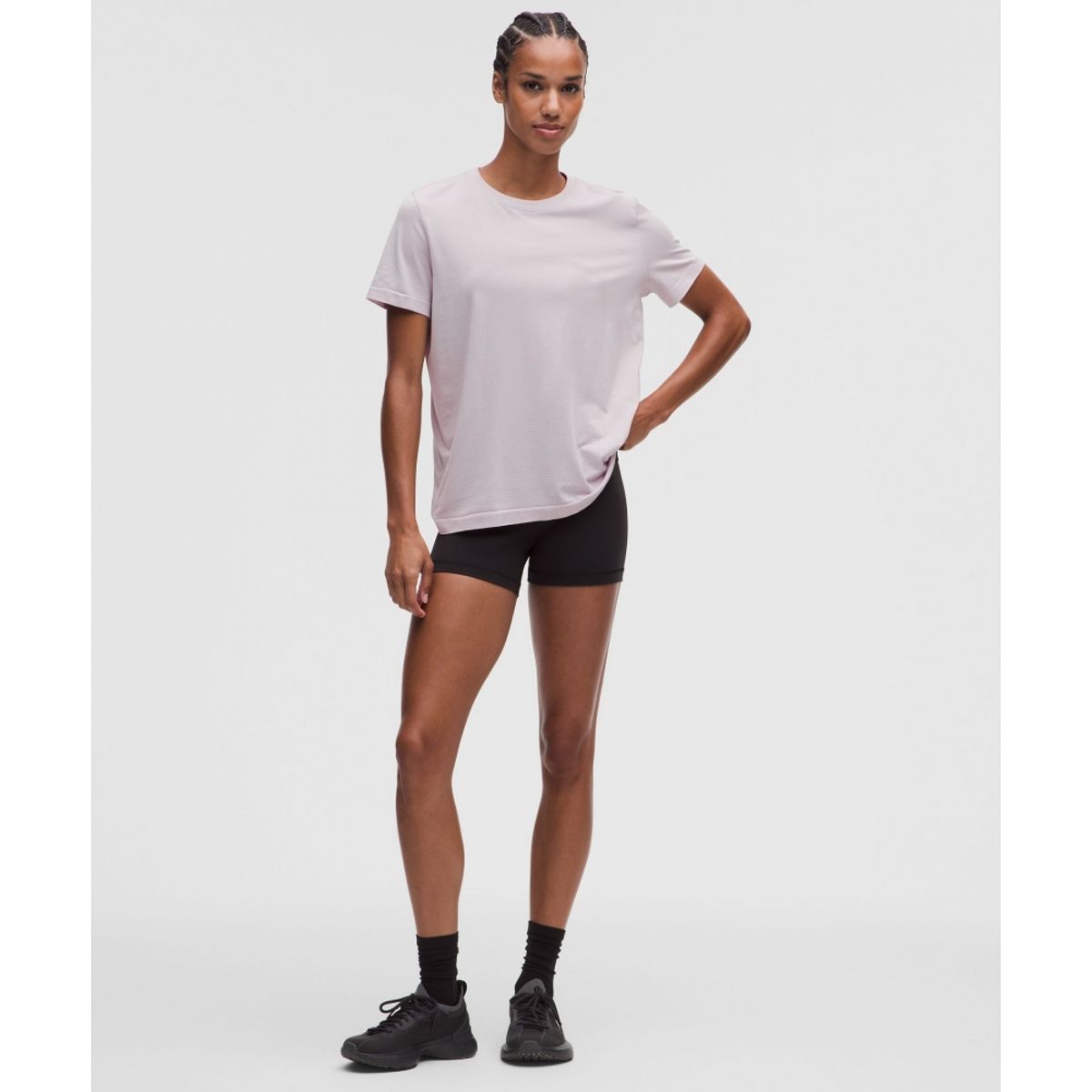 룰루레몬(LULULEMON) 스위프틀리 릴랙스드 숏슬리브 셔츠 *업데이트 핏  ICYT ICYT