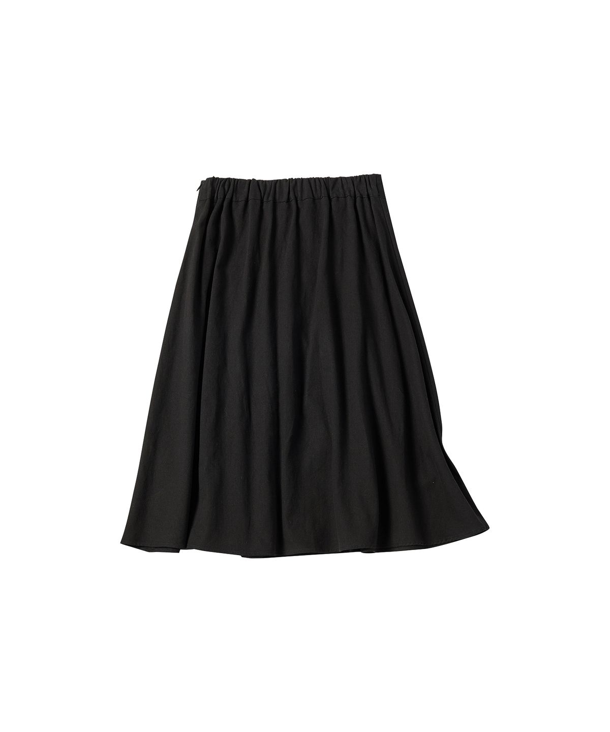 꼬모니노즈(COMONINOZ) W SOFT WRINKLE SKIRT [BLACK]