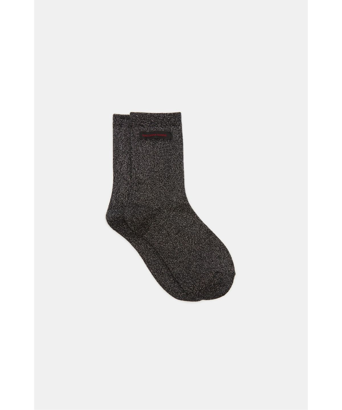 슈콤마보니(SUECOMMA BONNIE) Pearl glitter socks(black)_DSLAA26501BLK