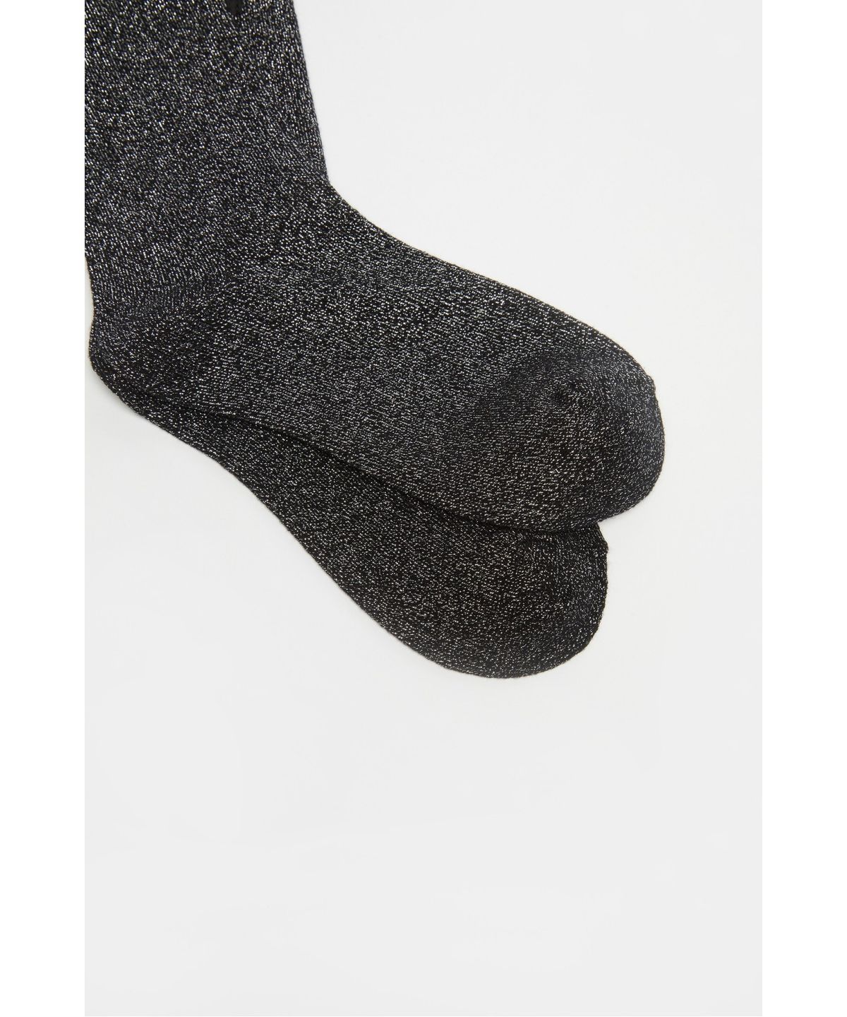 슈콤마보니(SUECOMMA BONNIE) Pearl glitter socks(black)_DSLAA26501BLK