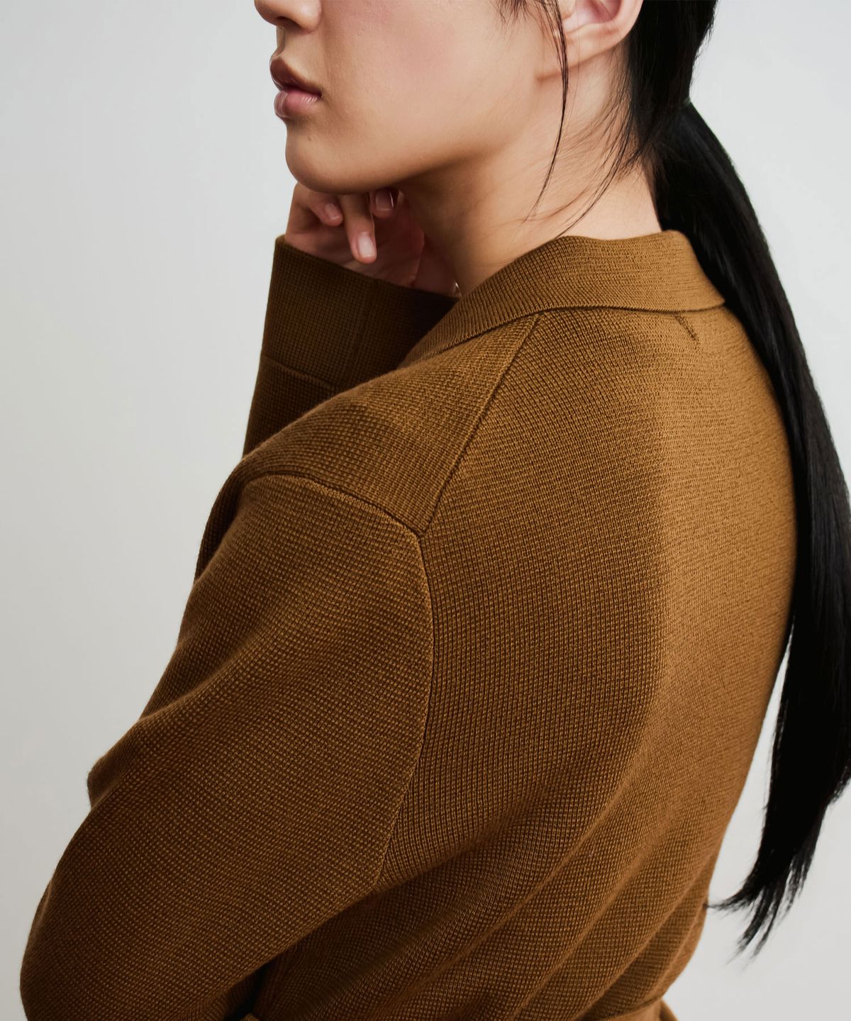 더니트컴퍼니(THEKNITCOMPANY) (우먼) 발투르 울 사파리 재킷 2color