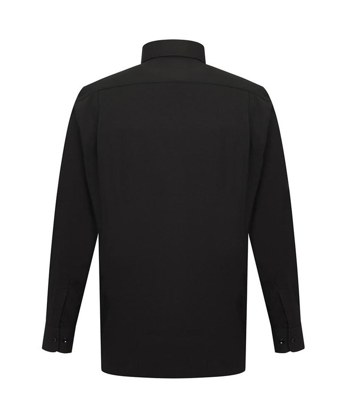 닥스셔츠(DAKS SHIRTS) 노케어 레이온혼방 솔리드 셔츠 레귤러핏 블랙_DMA3SHDL102K1