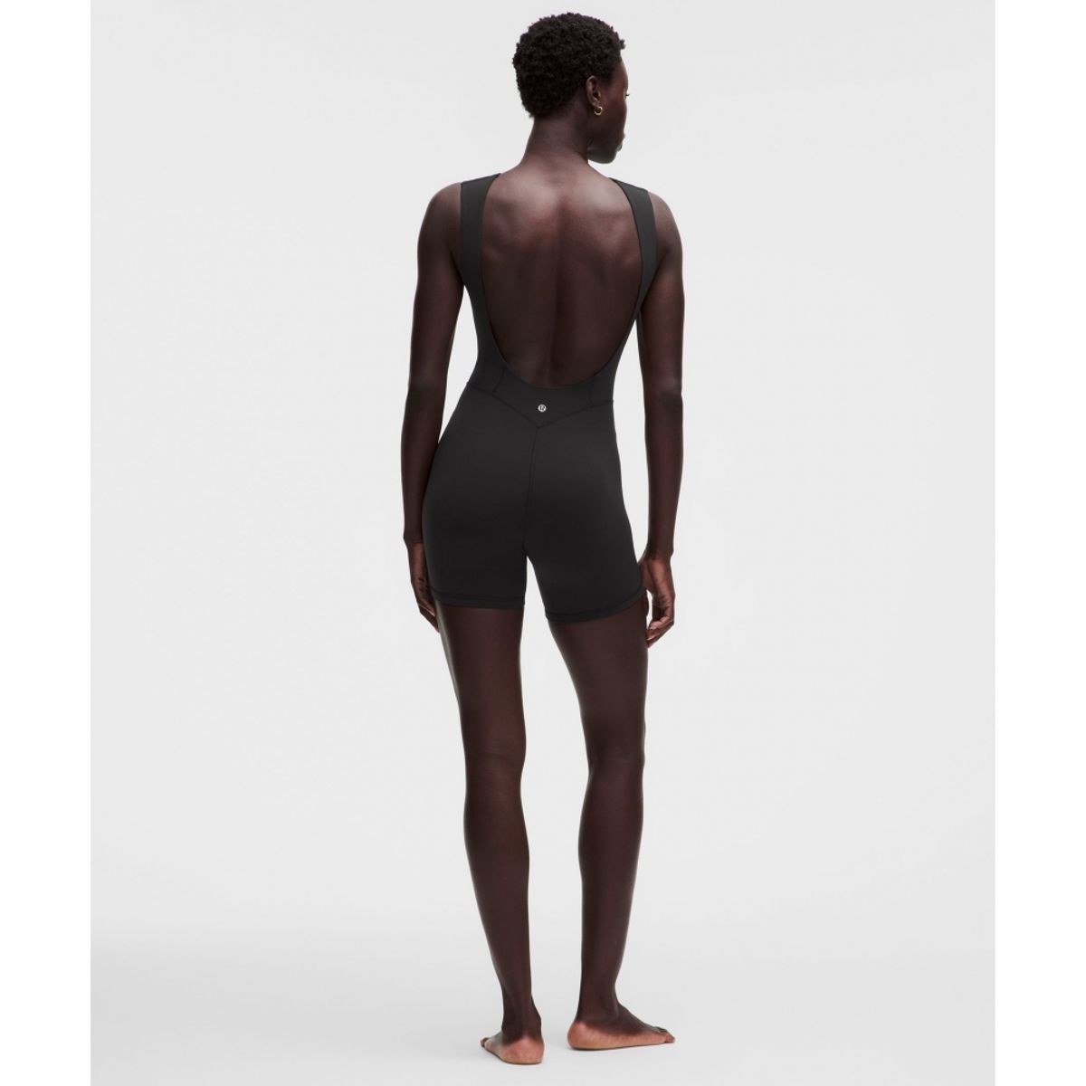룰루레몬(LULULEMON) Align™ 스쿱백 바디수트 6inch  BLK BLK