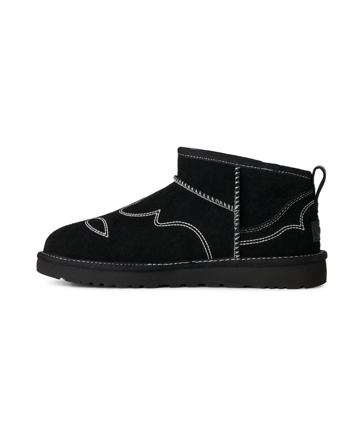 어그(UGG) [WOMEN] 클래식 울트라 미니 웨스턴 - 블랙 / 1180628-BLK