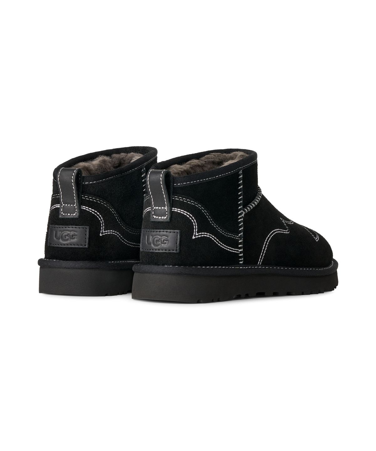 어그(UGG) [WOMEN] 클래식 울트라 미니 웨스턴 - 블랙 / 1180628-BLK