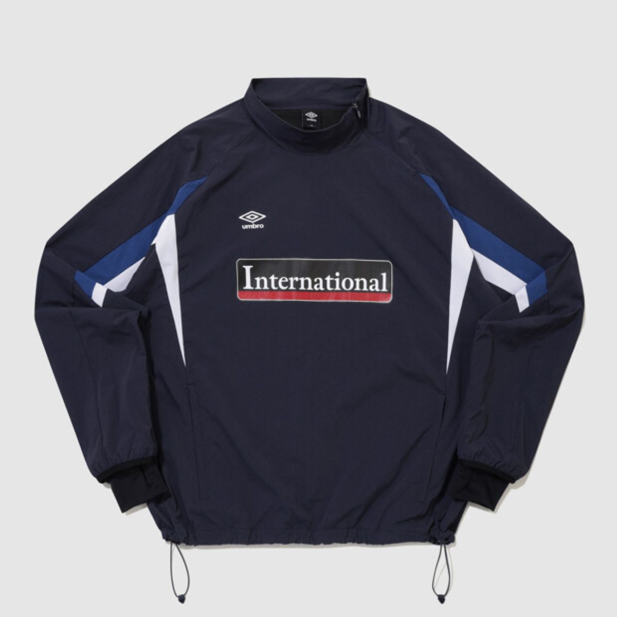 엄브로(UMBRO) 아이코닉 웜업 하이넥 피스테 네이비 UR321SWT98