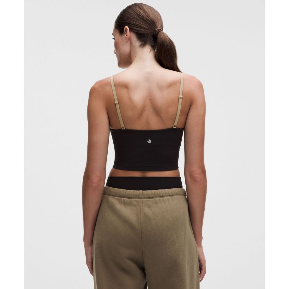 룰루레몬(LULULEMON) Align™ 스쿱넥 크롭 탱크탑 *B C컵  BLK RUCU