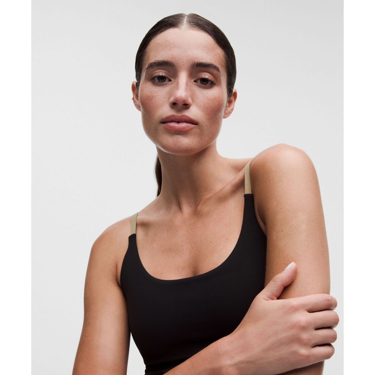 룰루레몬(LULULEMON) Align™ 스쿱넥 크롭 탱크탑 *B C컵  BLK RUCU