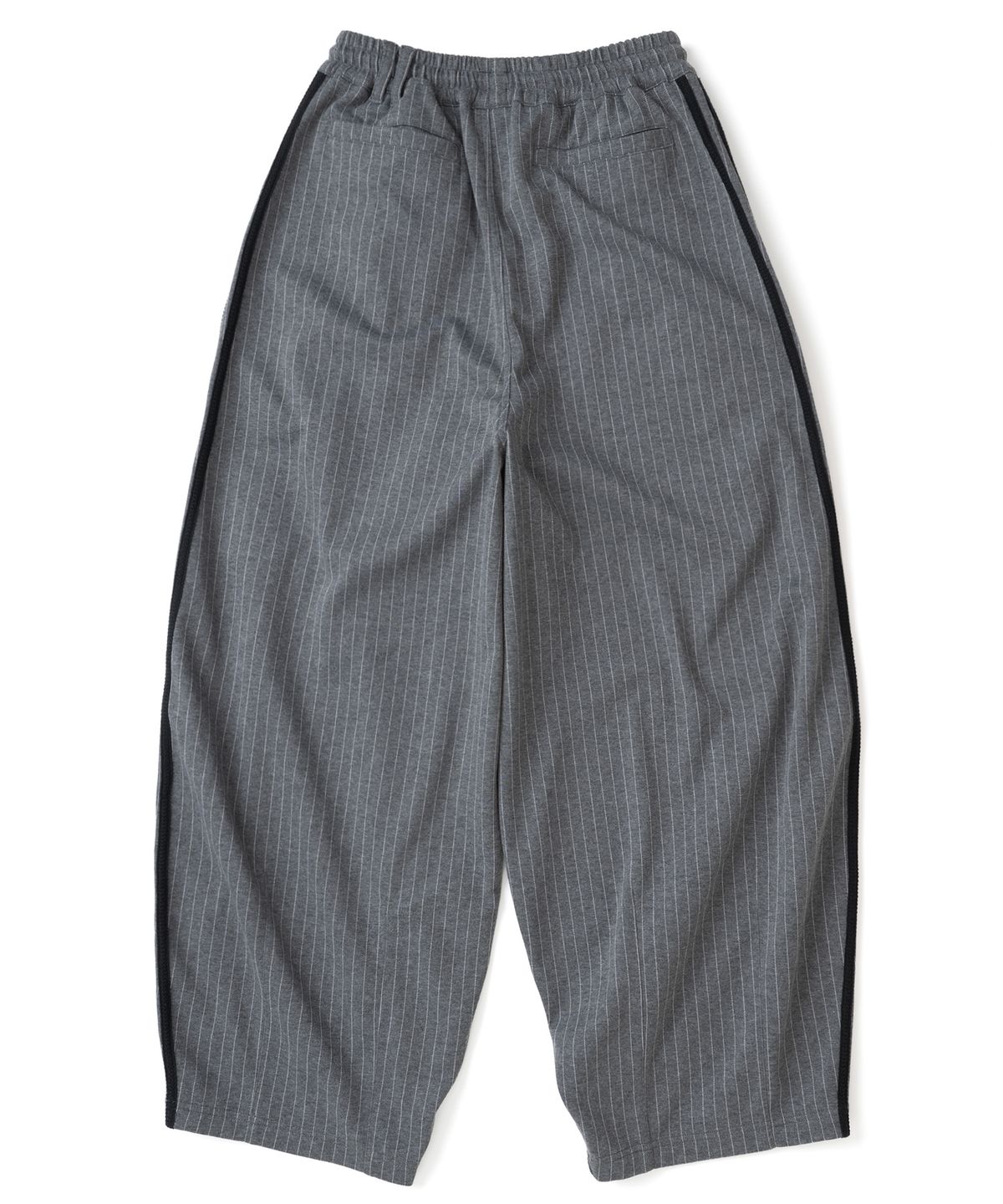 낫포너드(NOT4NERD) Stripe Balloon Track Pants - Grey