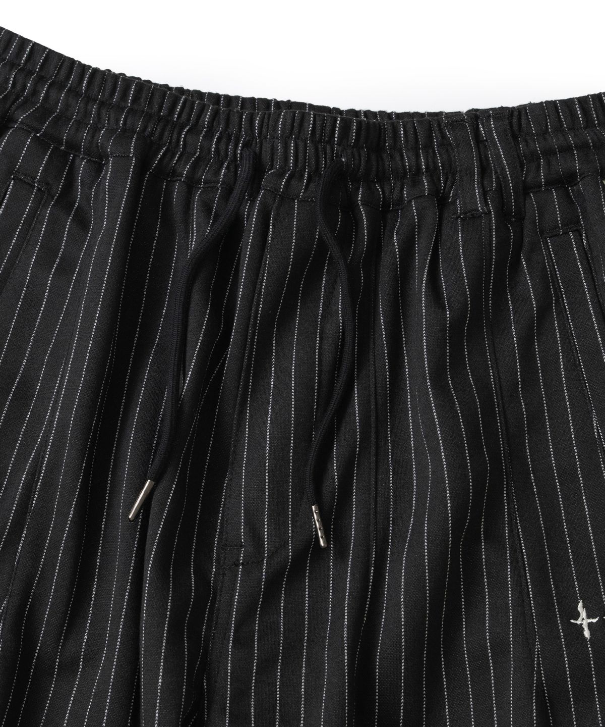 낫포너드(NOT4NERD) Stripe Balloon Track Pants - Black