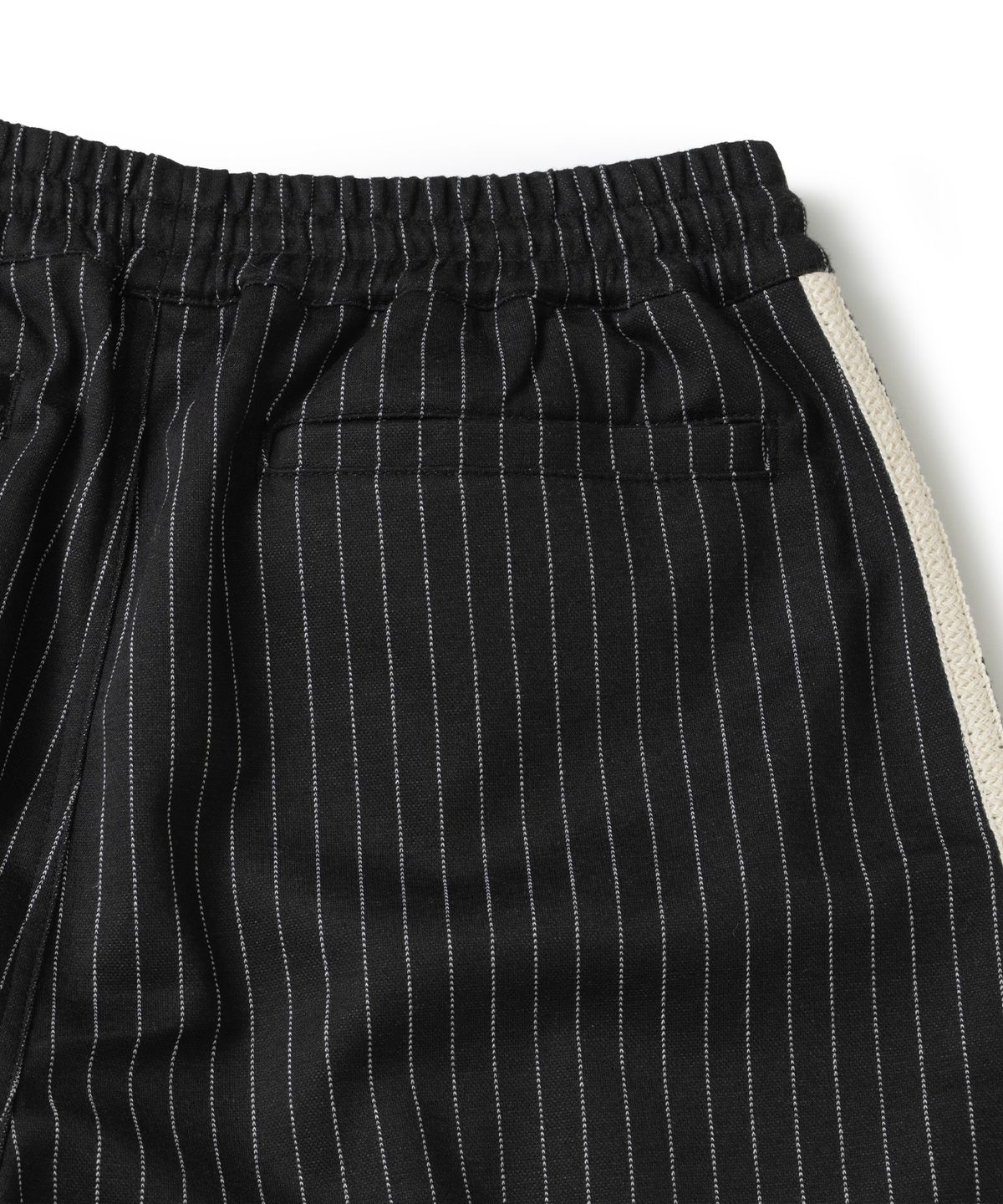 낫포너드(NOT4NERD) Stripe Balloon Track Pants - Black