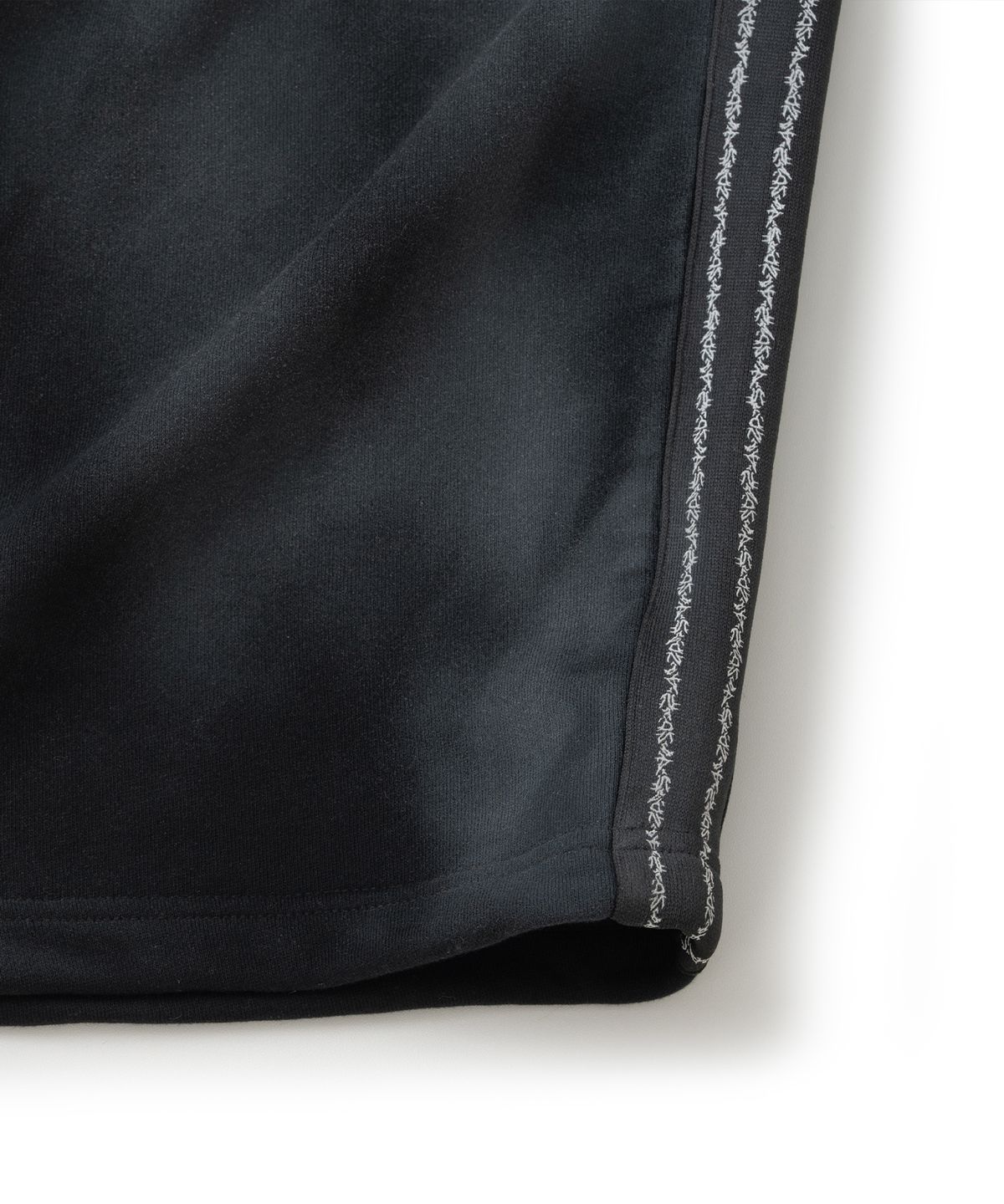 낫포너드(NOT4NERD) Dirty Washed Thorns Line Track Pants - Black
