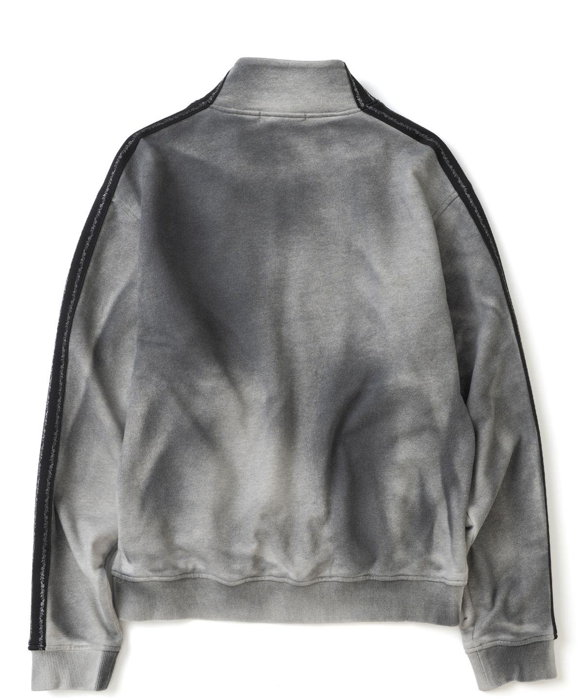 낫포너드(NOT4NERD) Dirty Washed Thorns Line Track Jacket - Light Grey
