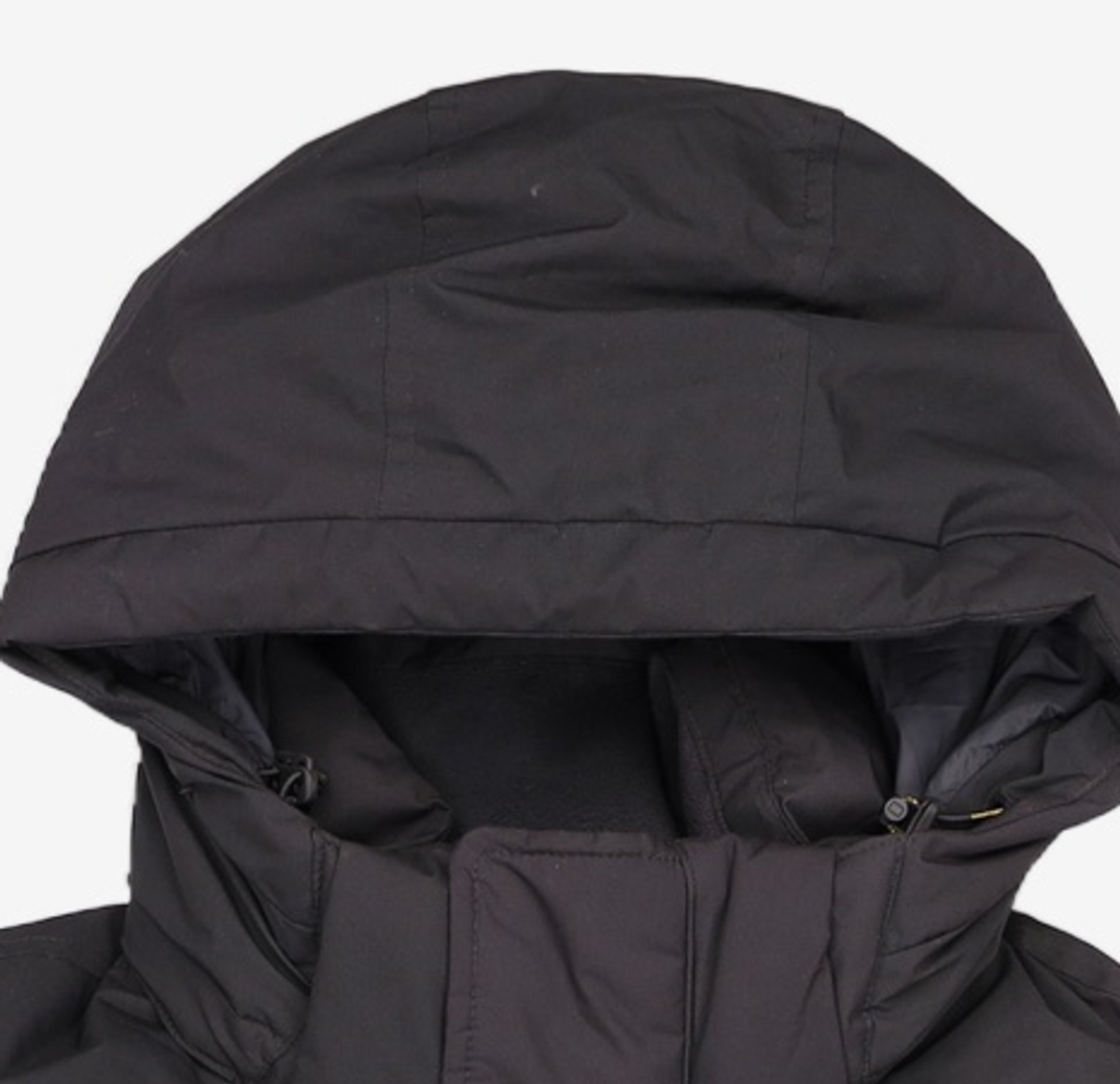내셔널지오그래픽(NATIONALGEOGRAPHIC) N234UDW901 듀공 후드 숏기장 가슴포켓 덕 다운 점퍼 CARBON BLACK XS